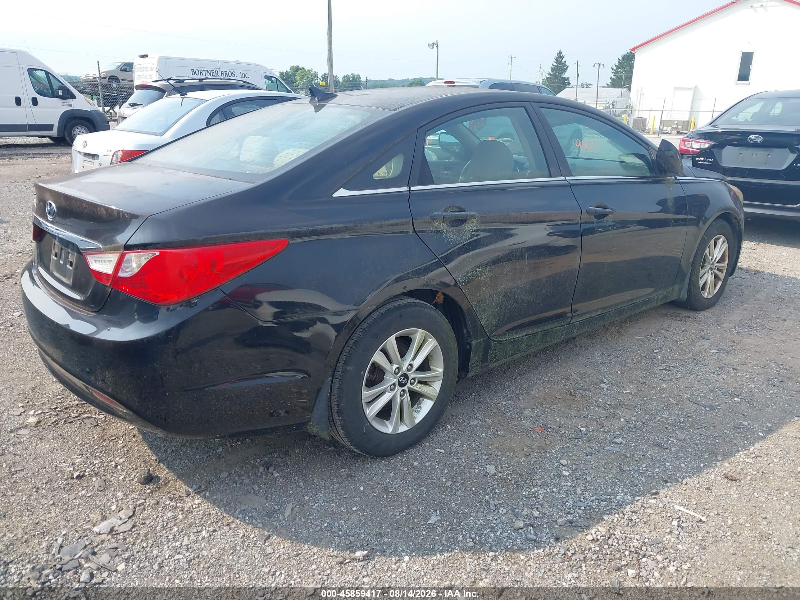 2011 Hyundai Sonata Gls Black vin: 5NPEB4AC1BH125515