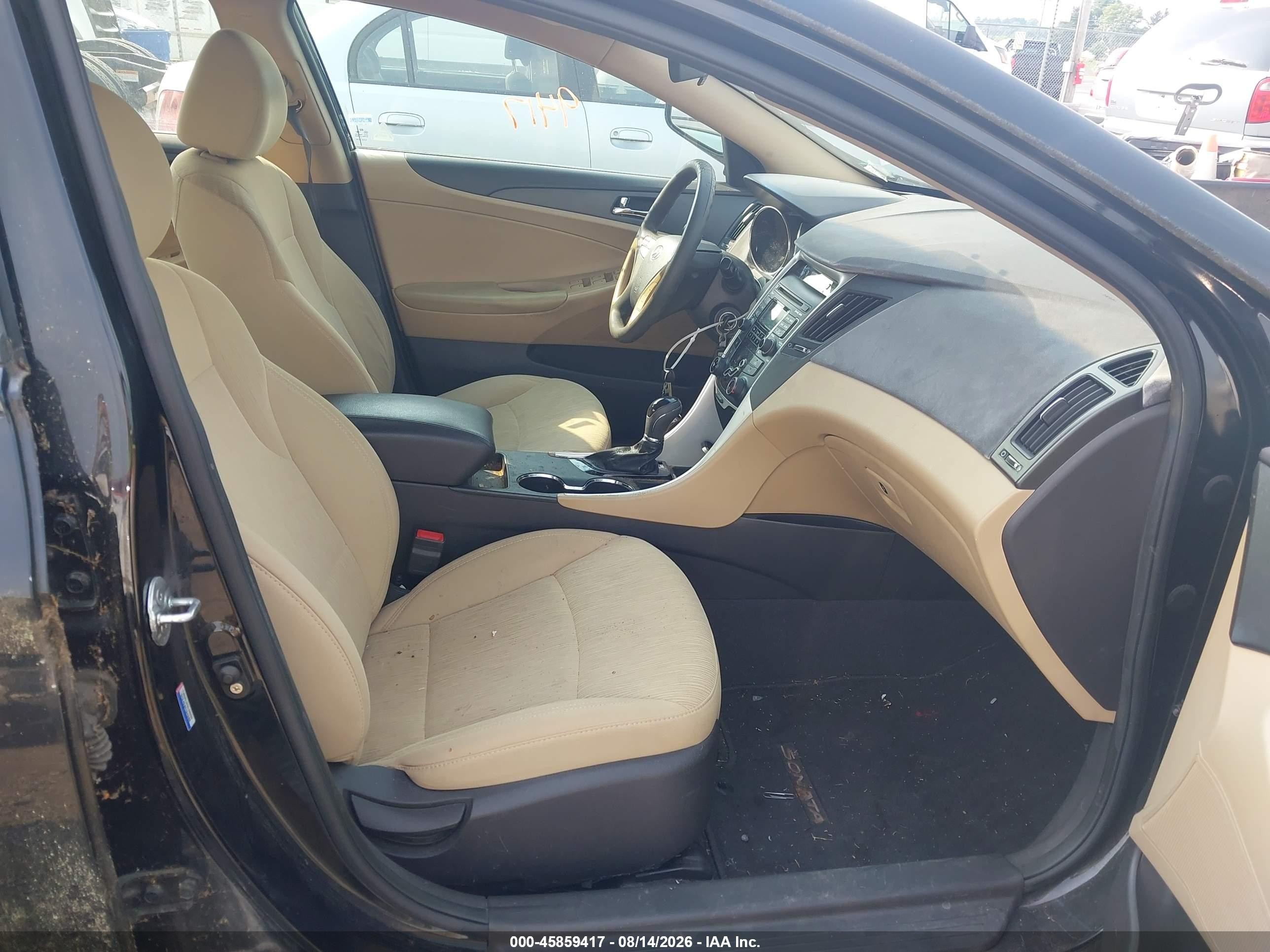 2011 Hyundai Sonata Gls Black vin: 5NPEB4AC1BH125515