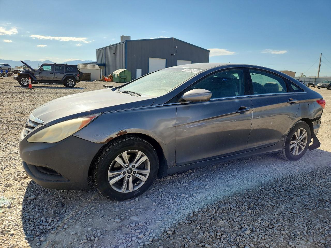 2011 Hyundai Sonata Gls Gray vin: 5NPEB4AC1BH128043