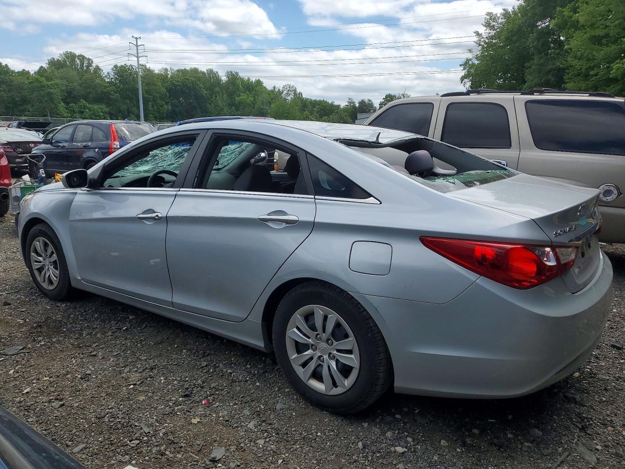 2011 Hyundai Sonata Gls Silver vin: 5NPEB4AC1BH128849