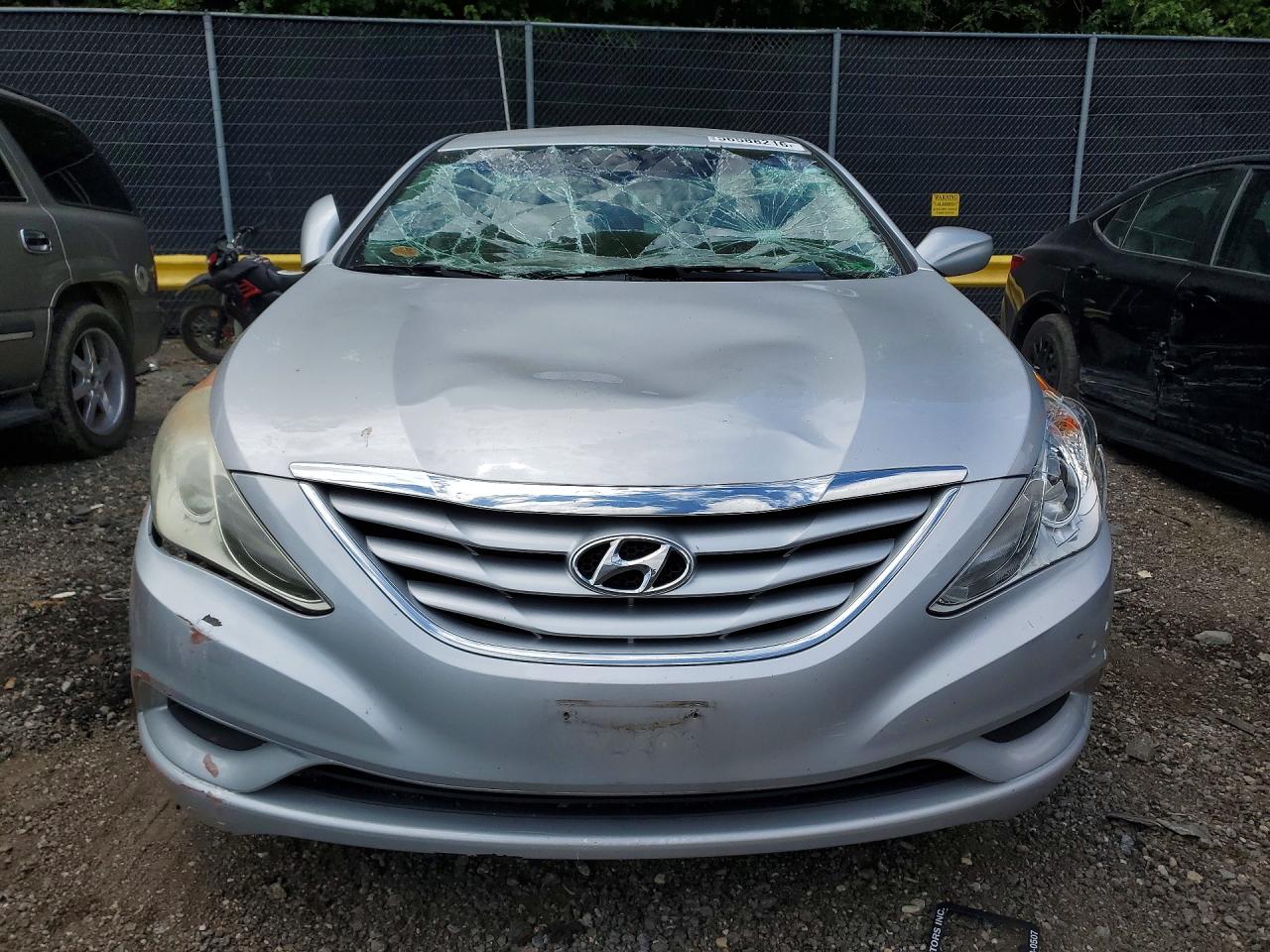 2011 Hyundai Sonata Gls Silver vin: 5NPEB4AC1BH128849