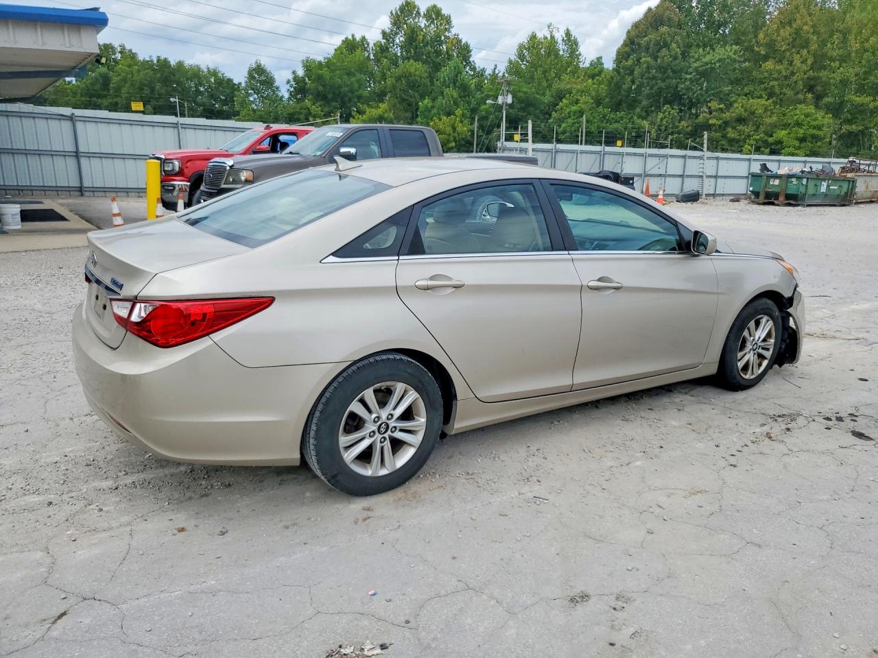 2011 Hyundai Sonata Gls Beige vin: 5NPEB4AC1BH140645