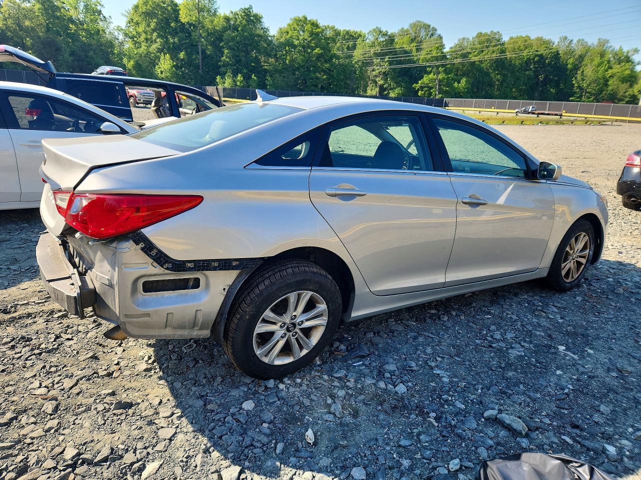 2011 Hyundai Sonata Gls Silver vin: 5NPEB4AC1BH142735
