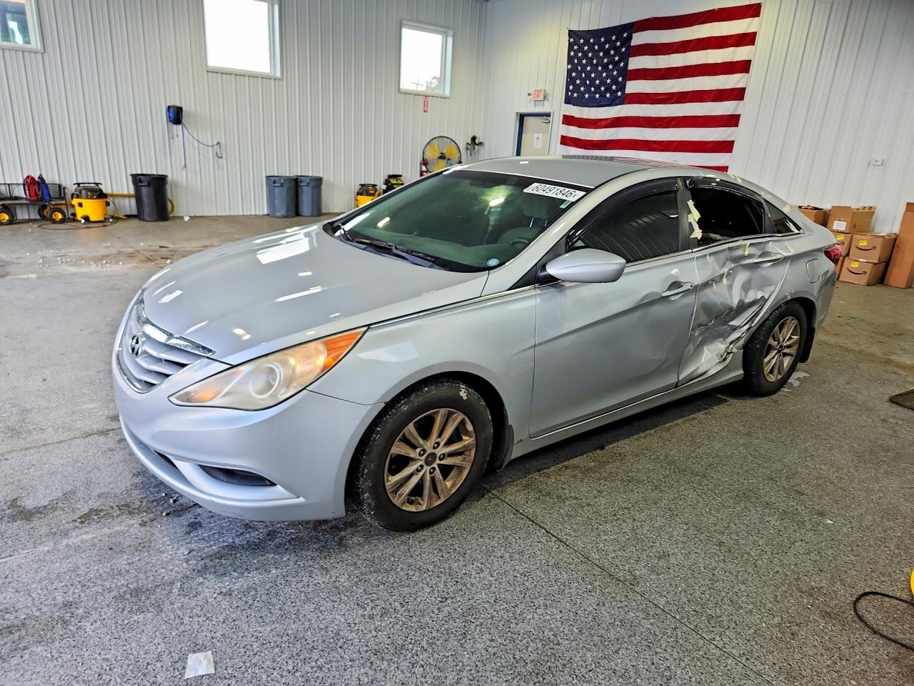 2011 Hyundai Sonata Gls Silver vin: 5NPEB4AC1BH145750