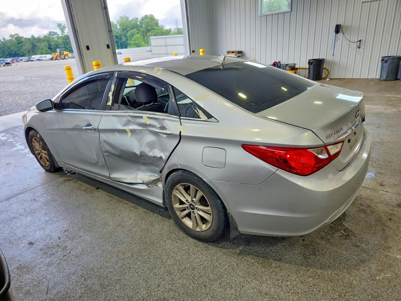 2011 Hyundai Sonata Gls Silver vin: 5NPEB4AC1BH145750