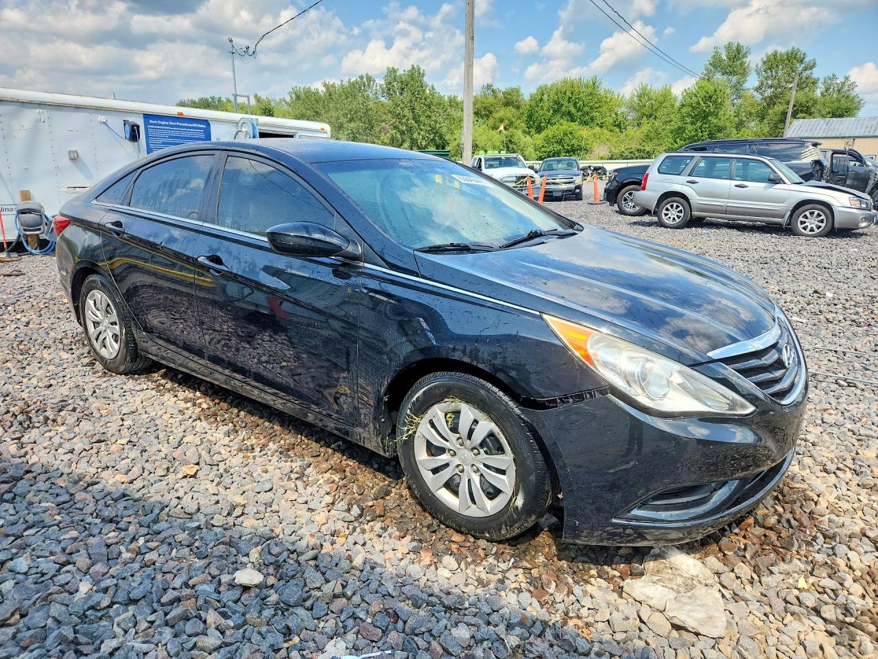 2011 Hyundai Sonata Gls Black vin: 5NPEB4AC1BH156814