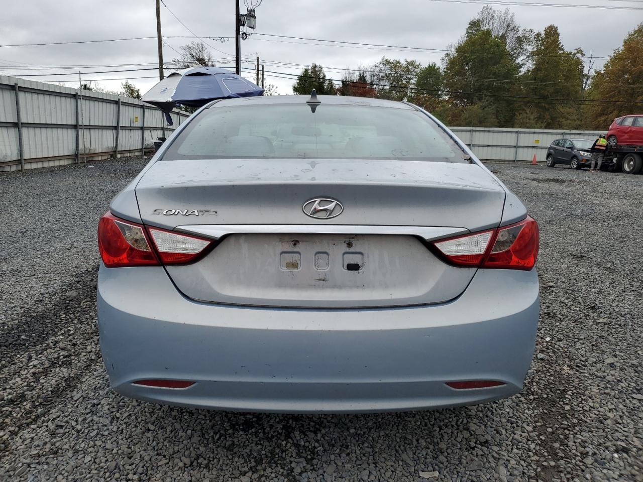 2011 Hyundai Sonata Gls Blue vin: 5NPEB4AC1BH157719