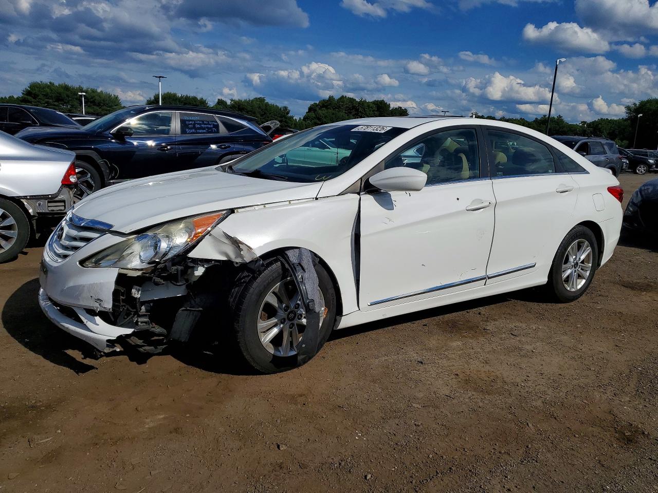 2011 Hyundai Sonata Gls White vin: 5NPEB4AC1BH159499