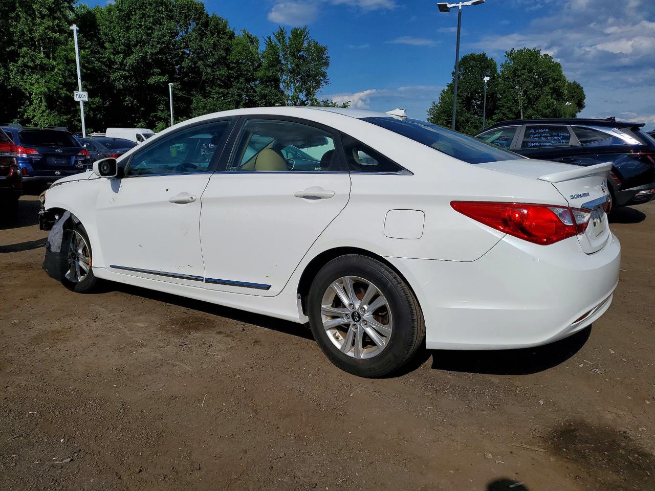 2011 Hyundai Sonata Gls White vin: 5NPEB4AC1BH159499