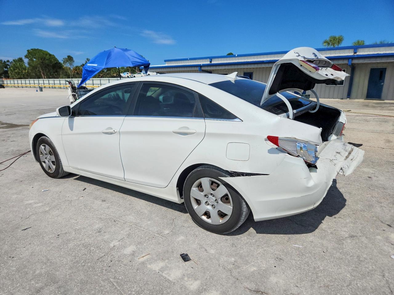 2011 Hyundai Sonata Gls White vin: 5NPEB4AC1BH169529