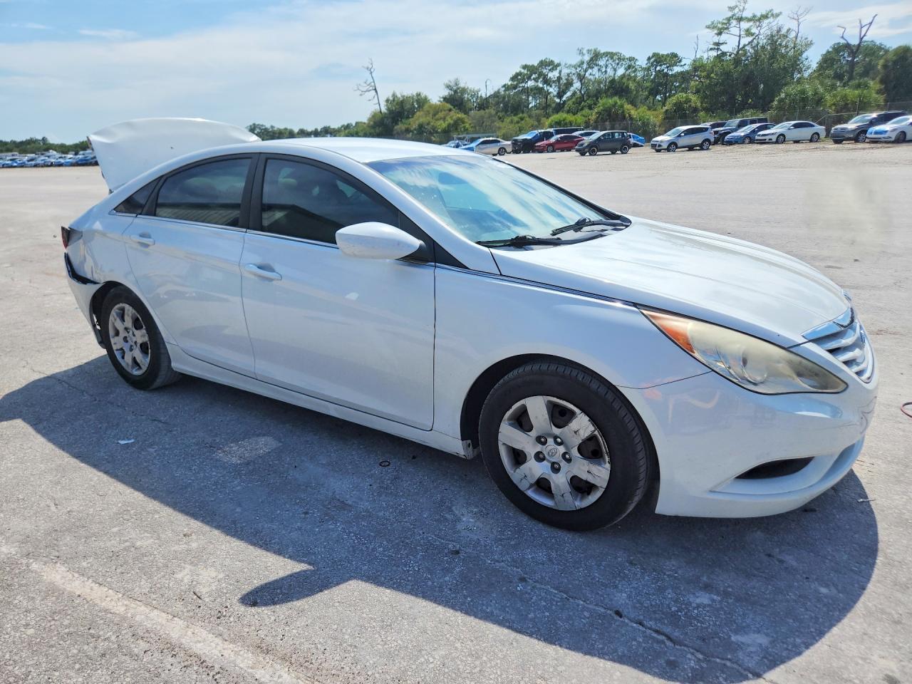 2011 Hyundai Sonata Gls White vin: 5NPEB4AC1BH169529