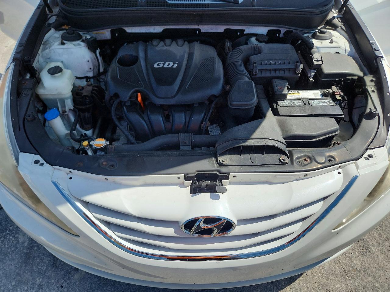 2011 Hyundai Sonata Gls White vin: 5NPEB4AC1BH169529