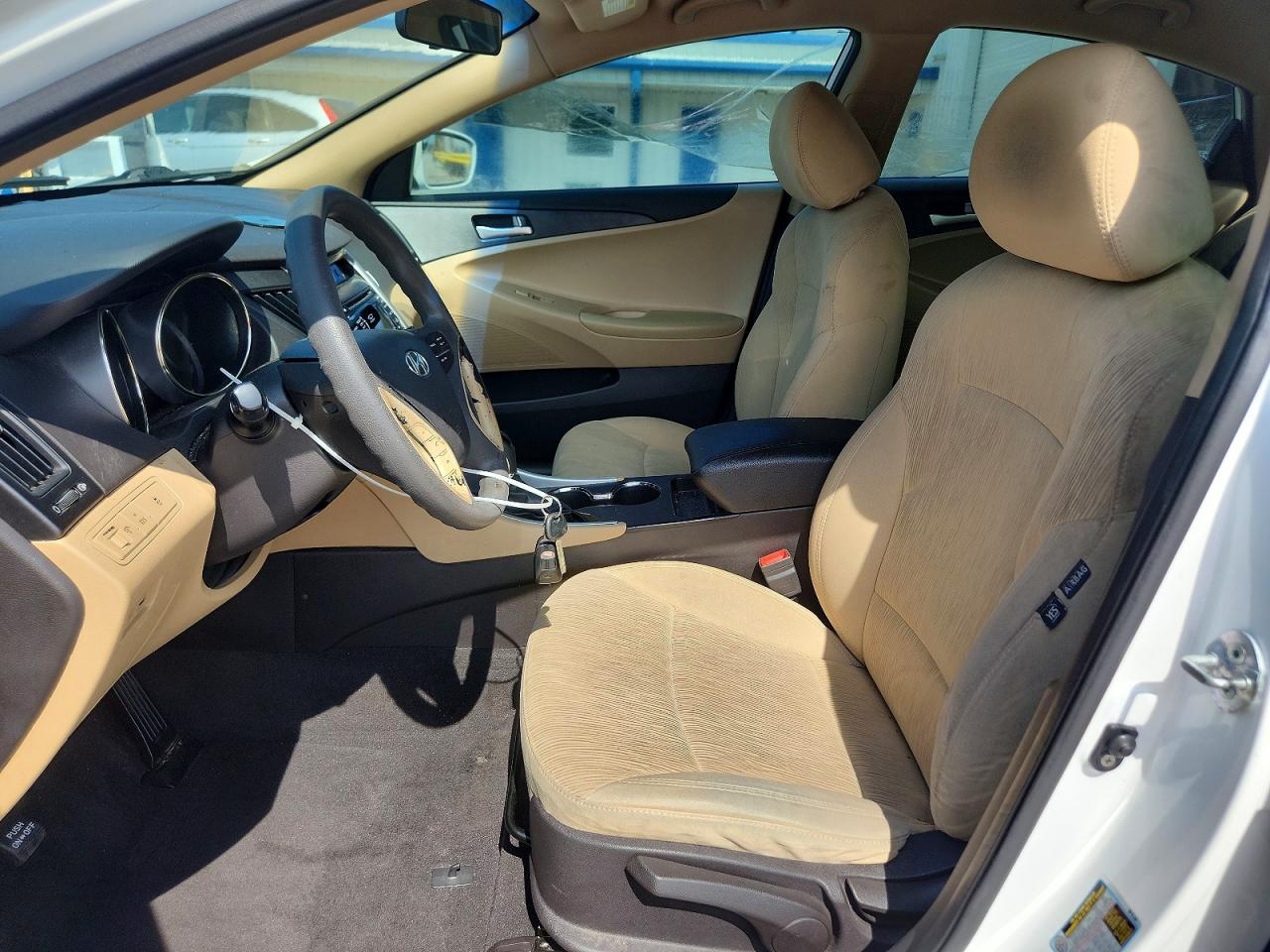 2011 Hyundai Sonata Gls White vin: 5NPEB4AC1BH169529