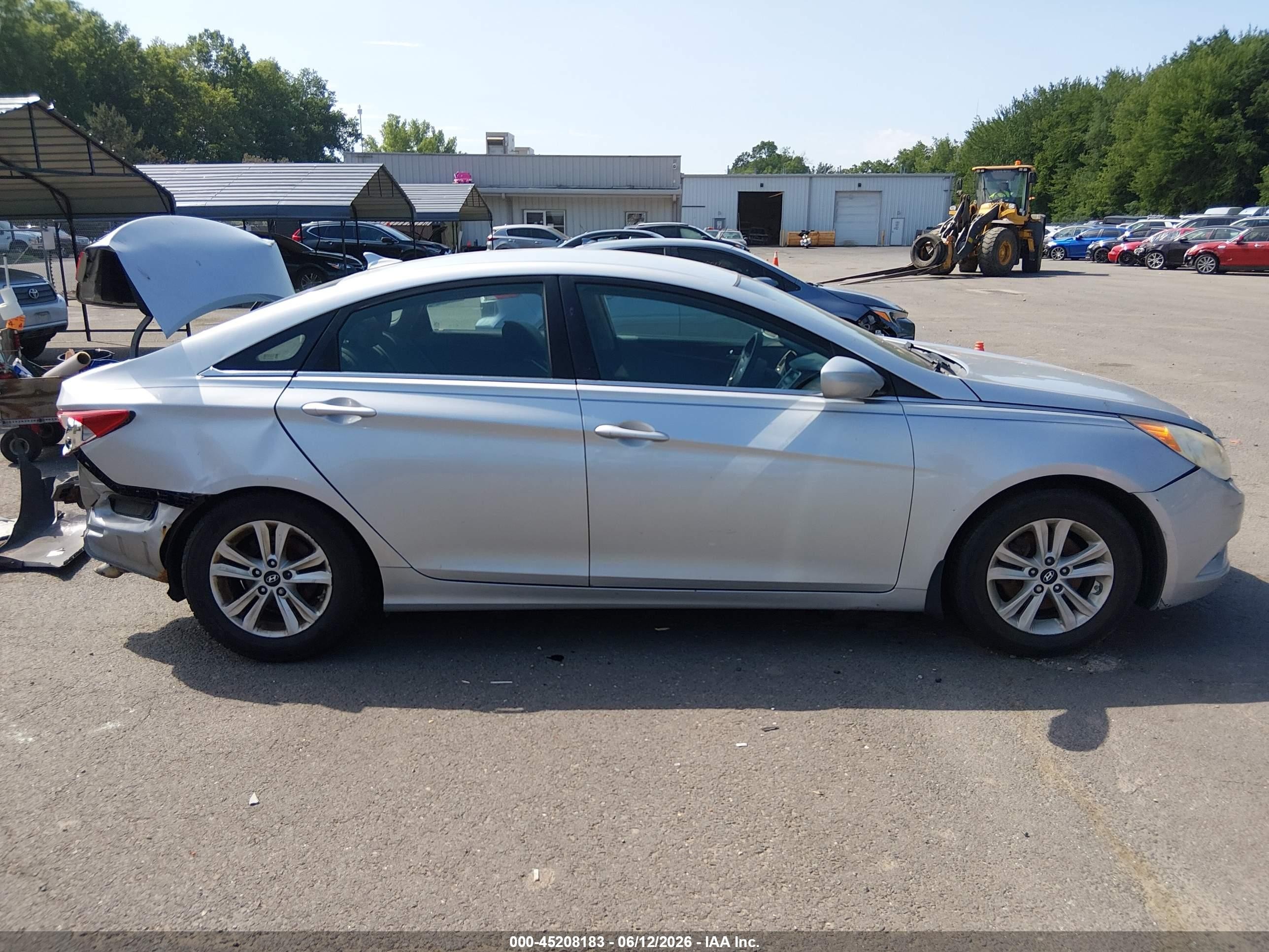 2011 Hyundai Sonata Gls Silver vin: 5NPEB4AC1BH186895