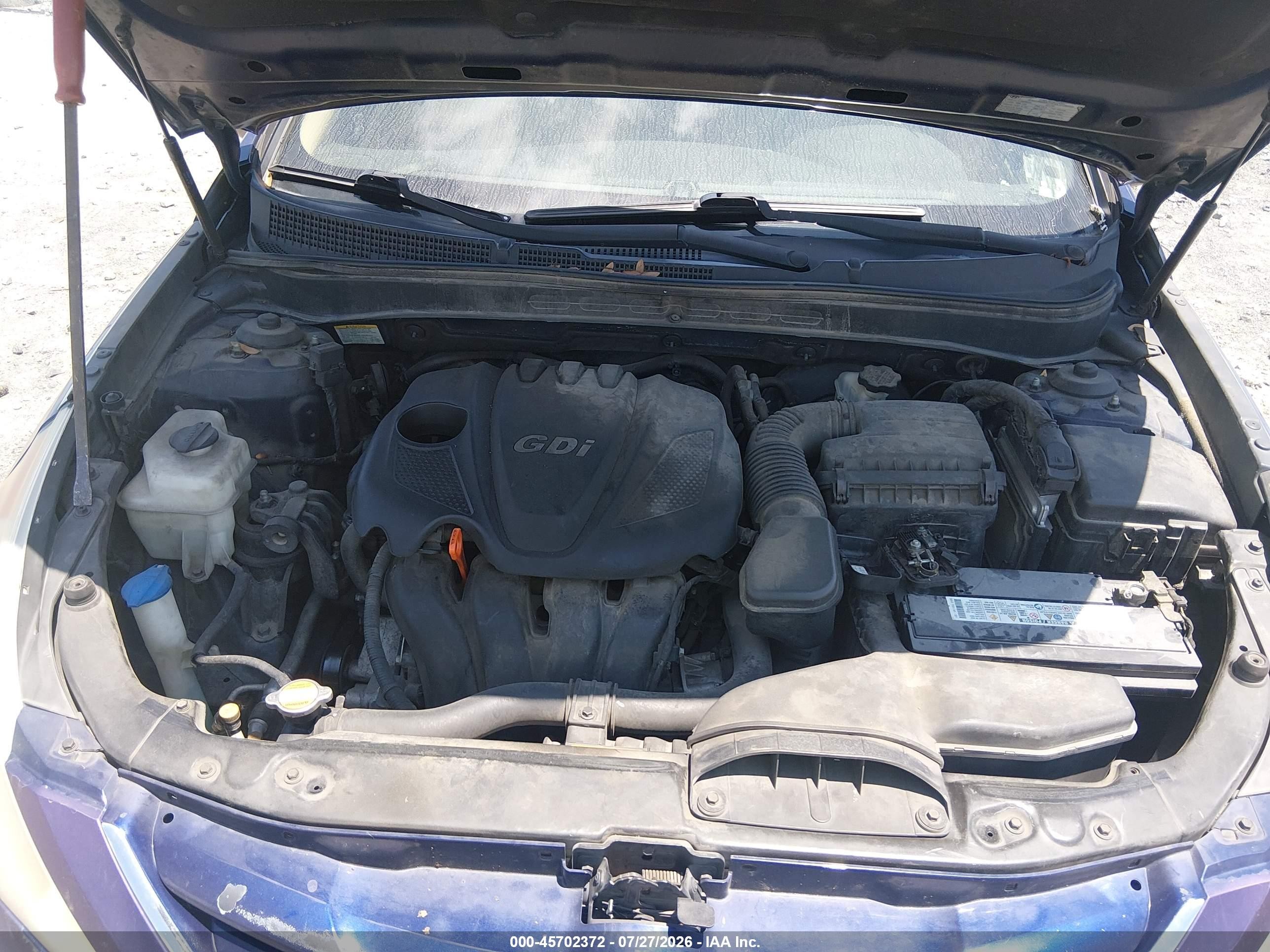 2011 Hyundai Sonata Gls Blue vin: 5NPEB4AC1BH210130