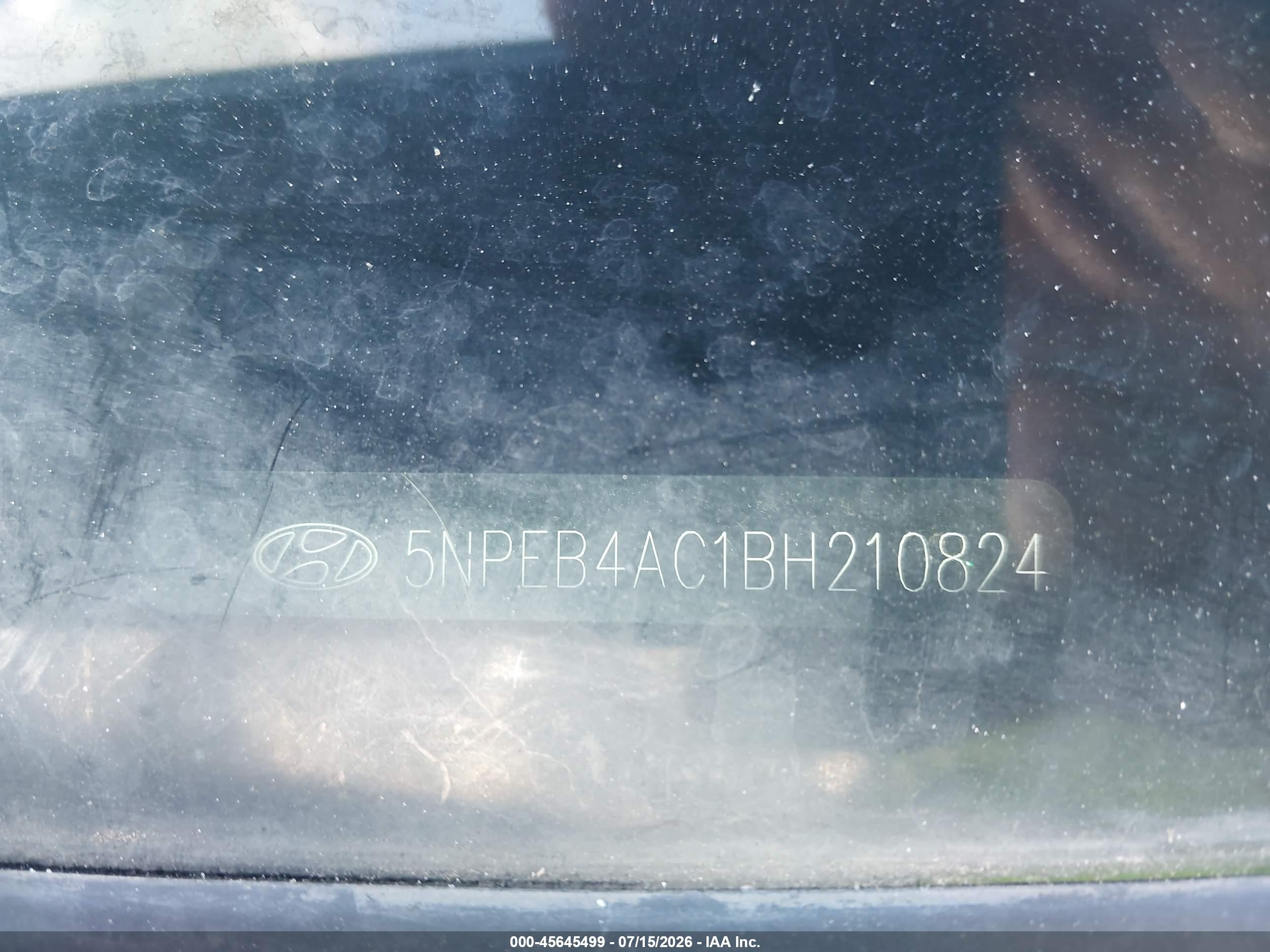 2011 Hyundai Sonata Gls Light Blue vin: 5NPEB4AC1BH210824