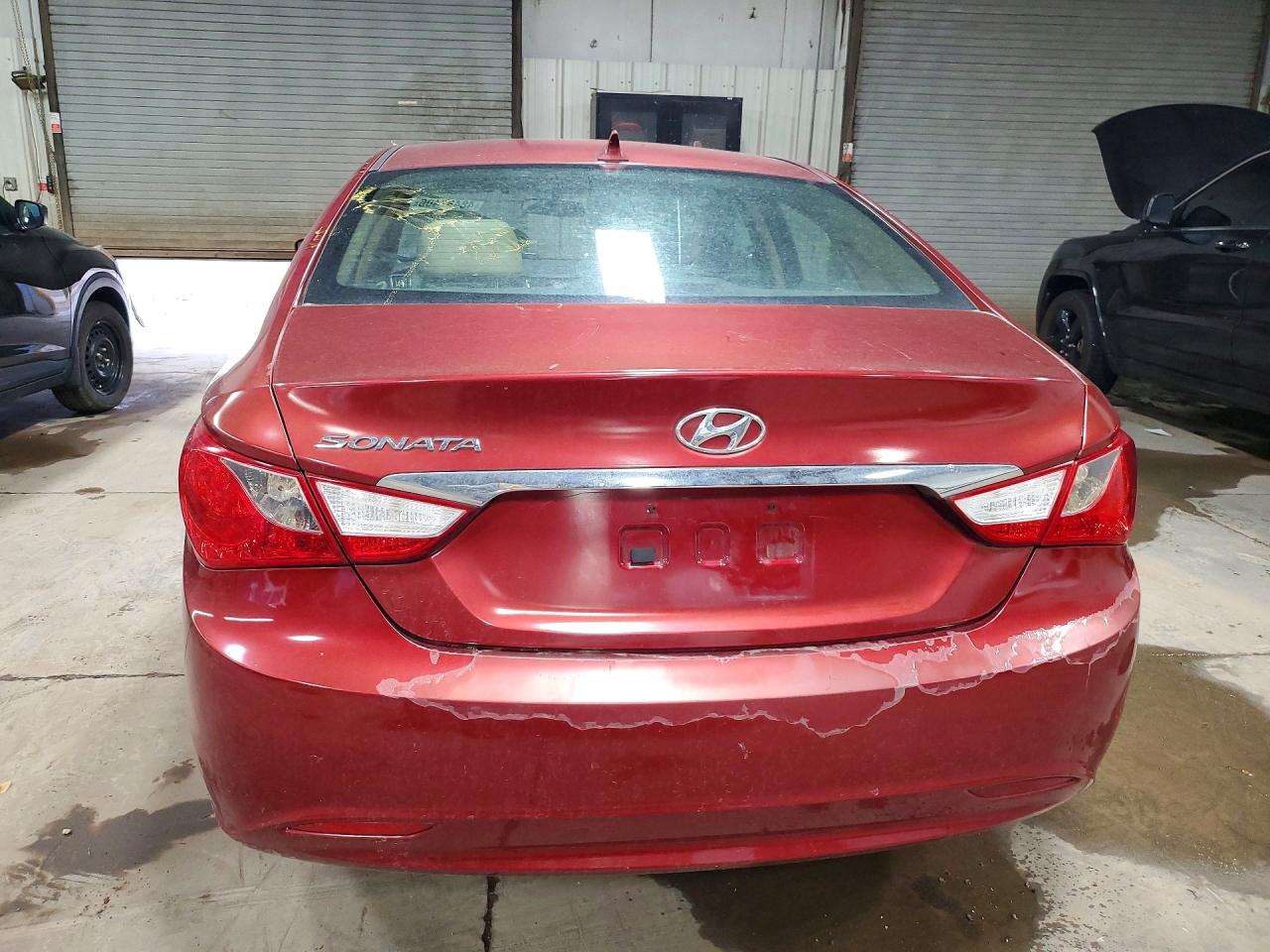 2011 Hyundai Sonata Gls Red vin: 5NPEB4AC1BH223203