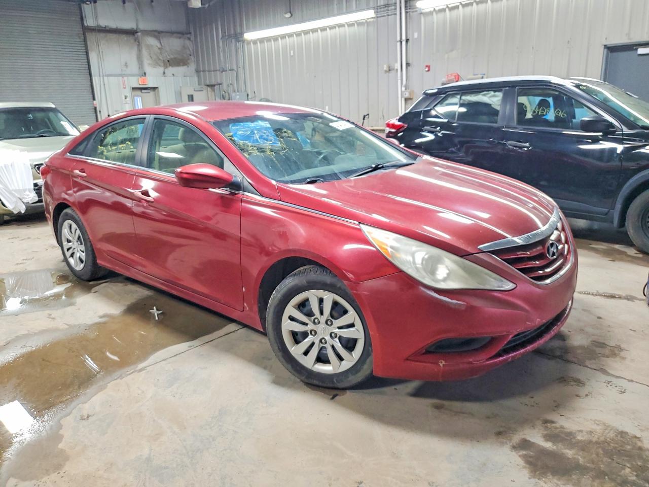 2011 Hyundai Sonata Gls Red vin: 5NPEB4AC1BH223203
