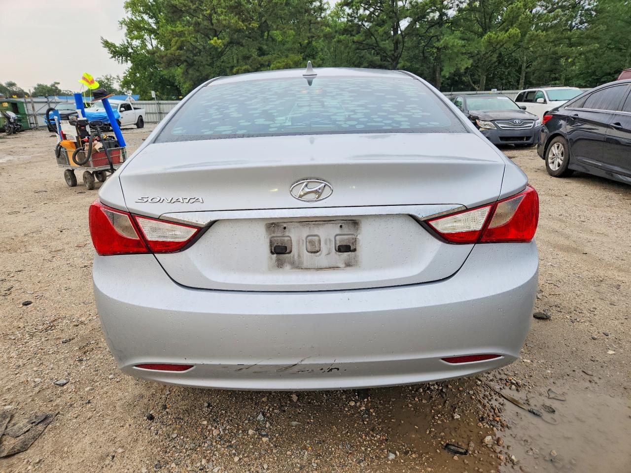 2011 Hyundai Sonata Gls Silver vin: 5NPEB4AC1BH224352