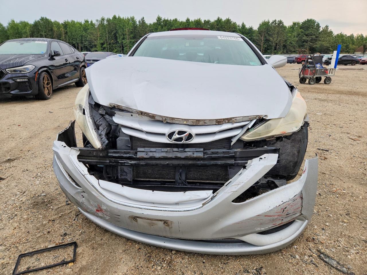 2011 Hyundai Sonata Gls Silver vin: 5NPEB4AC1BH224352