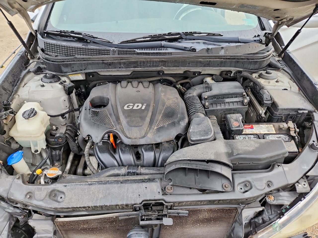 2011 Hyundai Sonata Gls Silver vin: 5NPEB4AC1BH224352