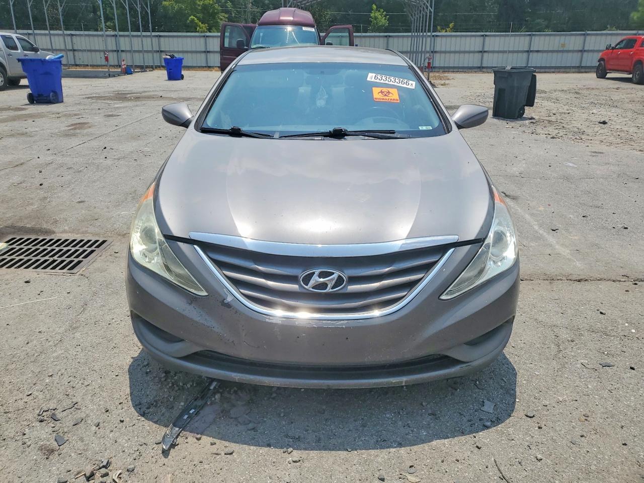 2011 Hyundai Sonata Gls Gray vin: 5NPEB4AC1BH225341