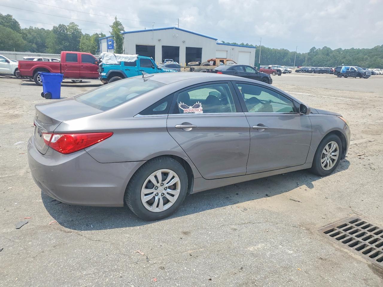 2011 Hyundai Sonata Gls Gray vin: 5NPEB4AC1BH225341