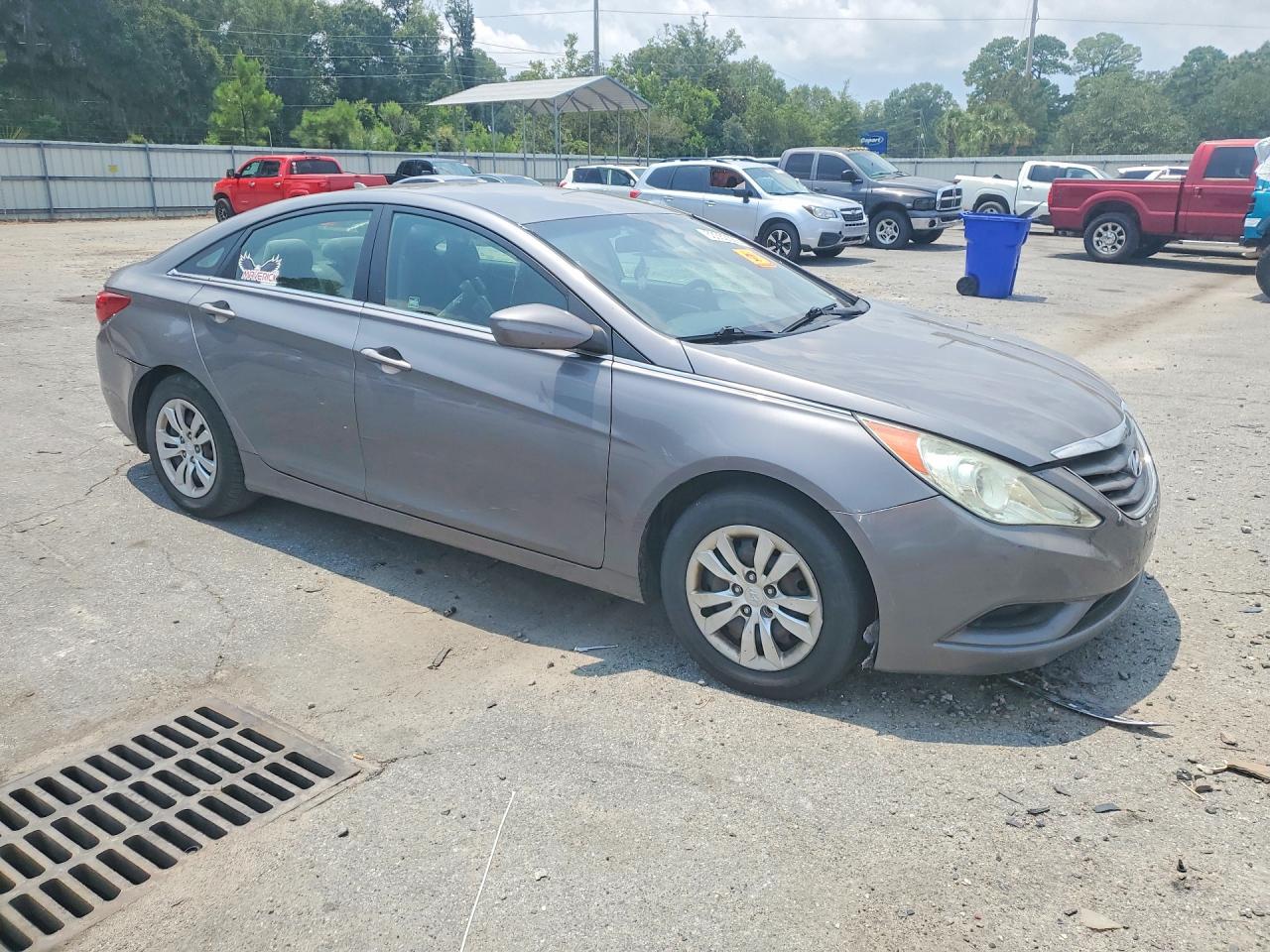 2011 Hyundai Sonata Gls Gray vin: 5NPEB4AC1BH225341