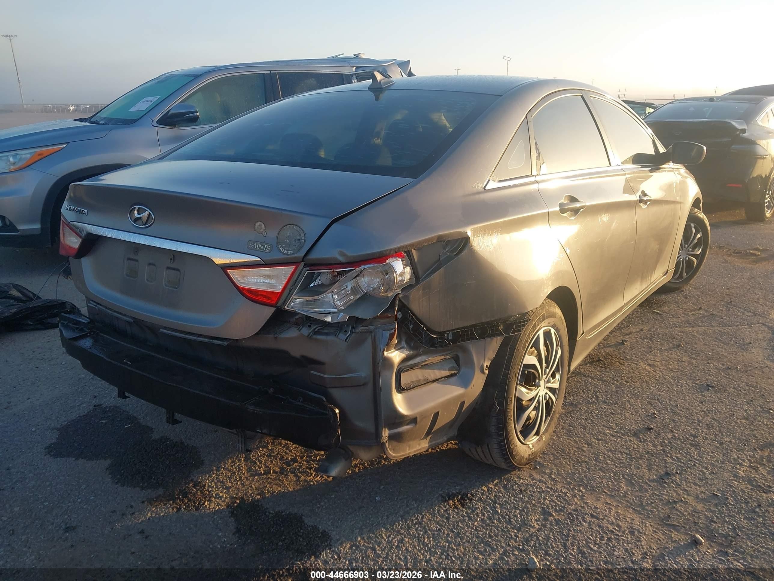 2011 Hyundai Sonata Gls Gray vin: 5NPEB4AC1BH226263