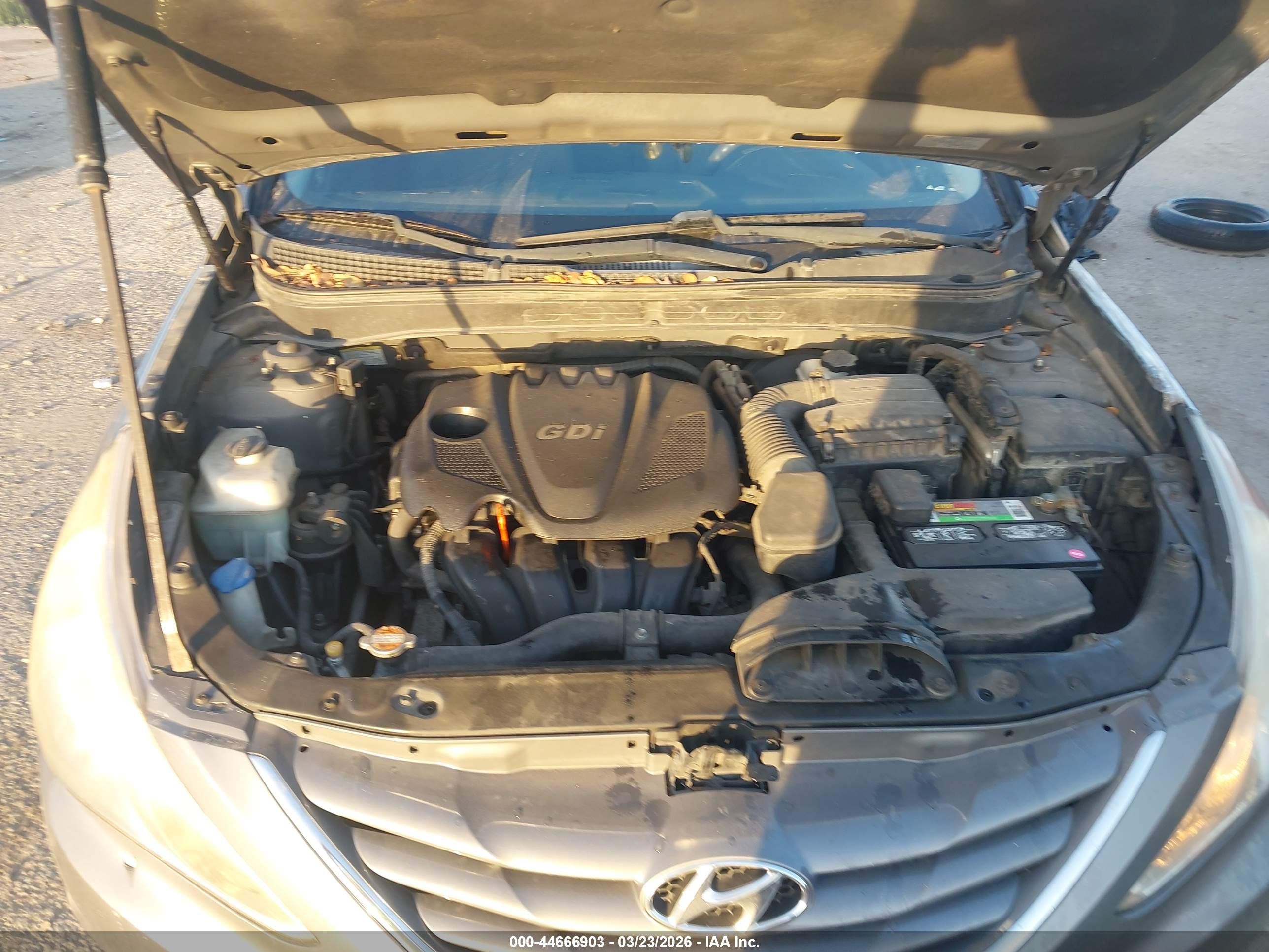 2011 Hyundai Sonata Gls Gray vin: 5NPEB4AC1BH226263