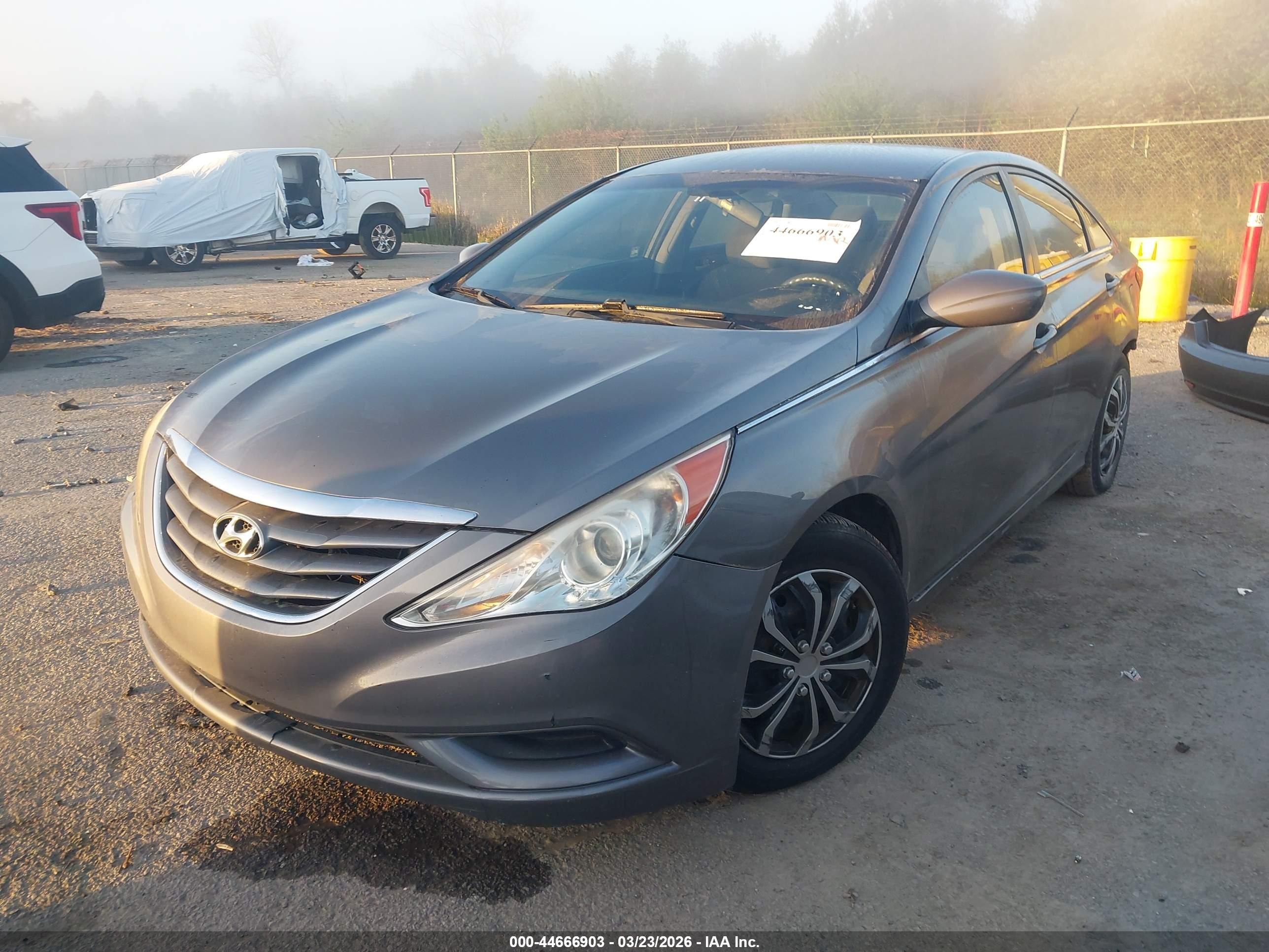 2011 Hyundai Sonata Gls Gray vin: 5NPEB4AC1BH226263