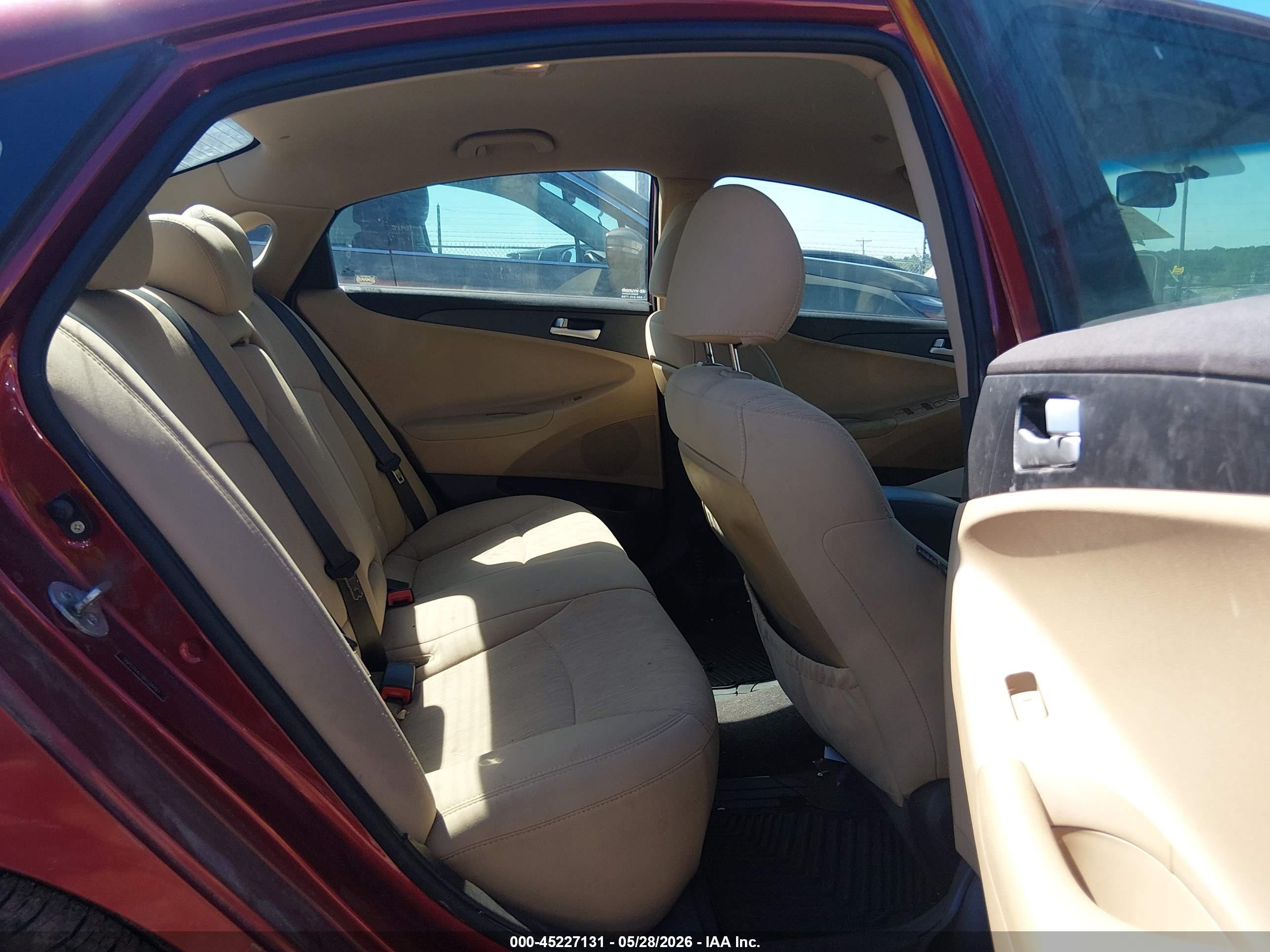 2011 Hyundai Sonata Gls Красный vin: 5NPEB4AC1BH226487