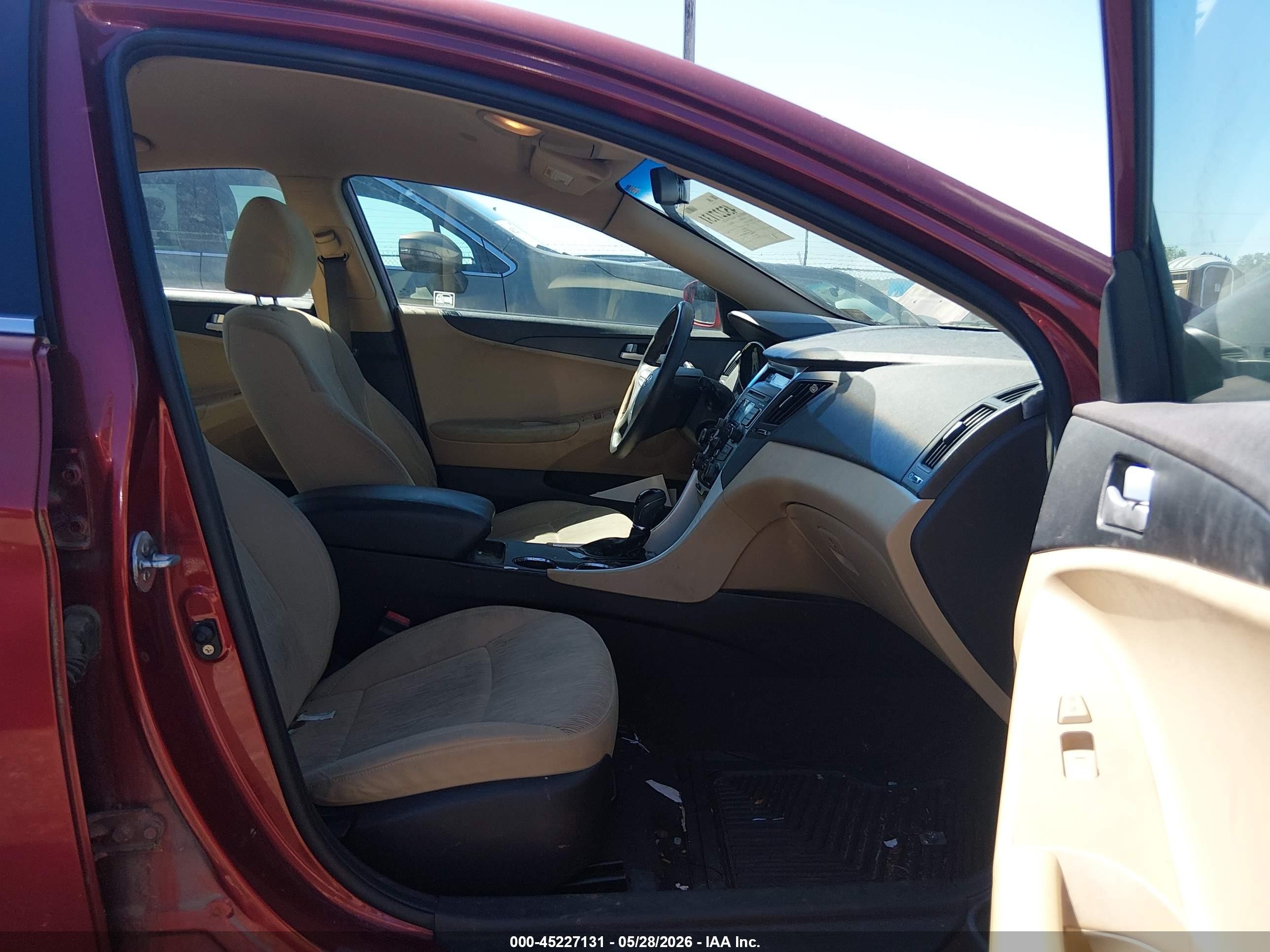 2011 Hyundai Sonata Gls Красный vin: 5NPEB4AC1BH226487