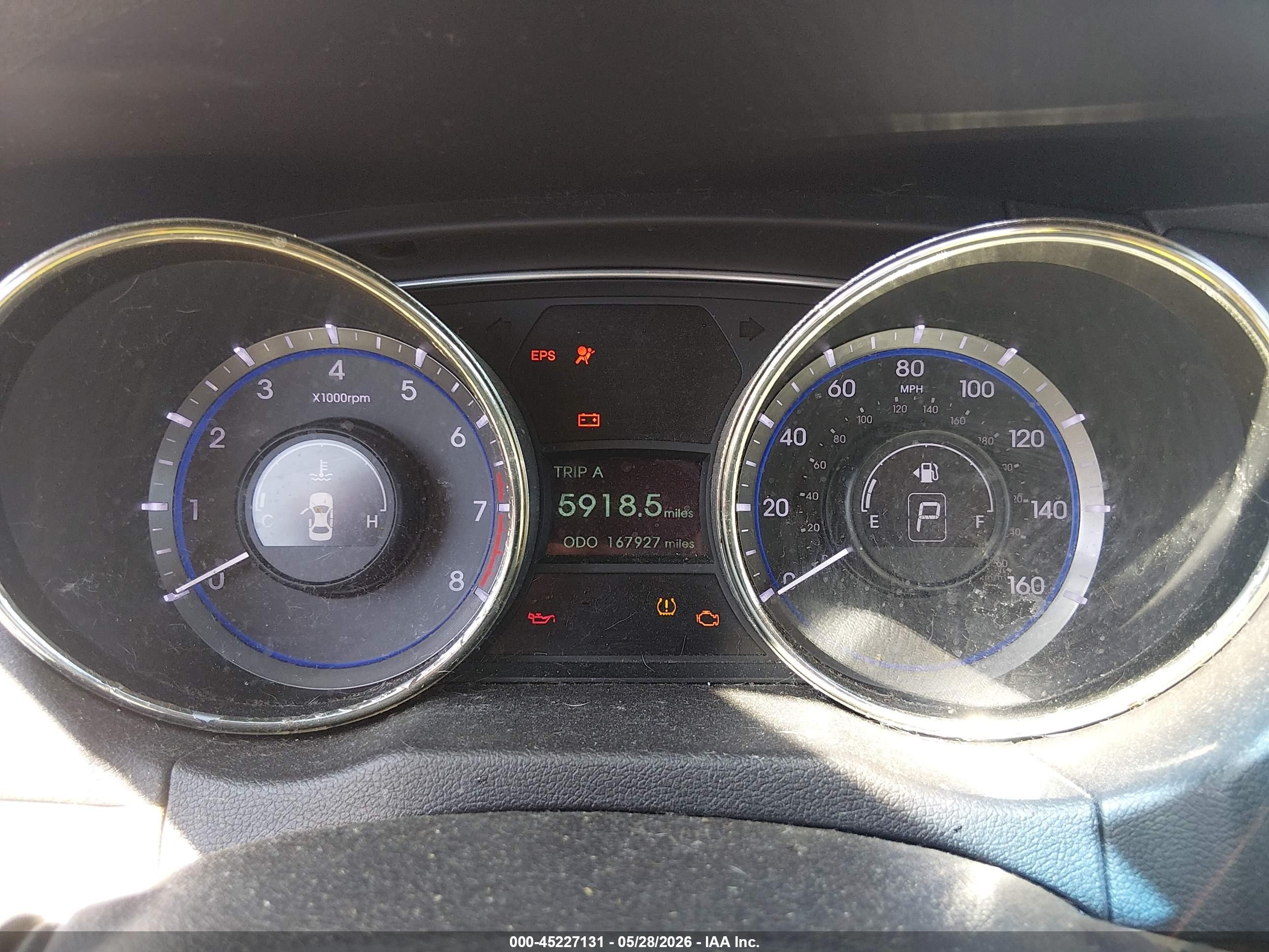2011 Hyundai Sonata Gls Красный vin: 5NPEB4AC1BH226487