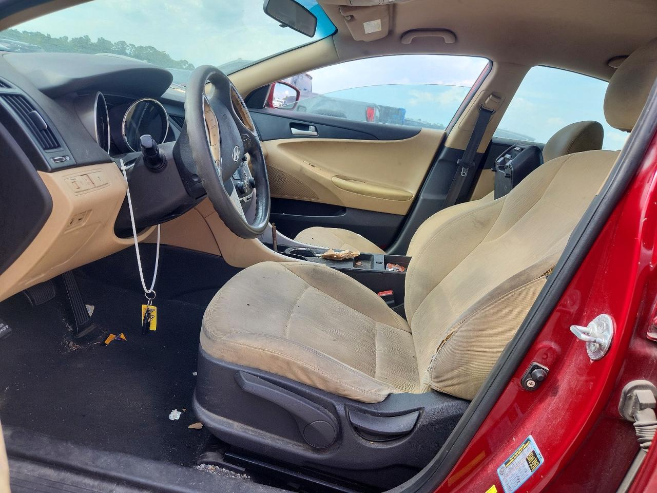 2011 Hyundai Sonata Gls Красный vin: 5NPEB4AC1BH244584