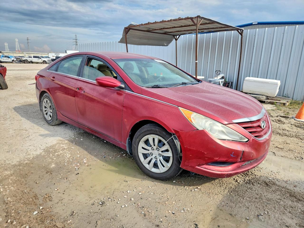 2011 Hyundai Sonata Gls Красный vin: 5NPEB4AC1BH244584