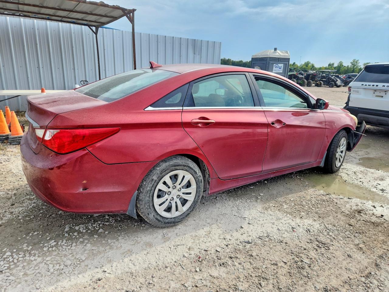 2011 Hyundai Sonata Gls Красный vin: 5NPEB4AC1BH244584