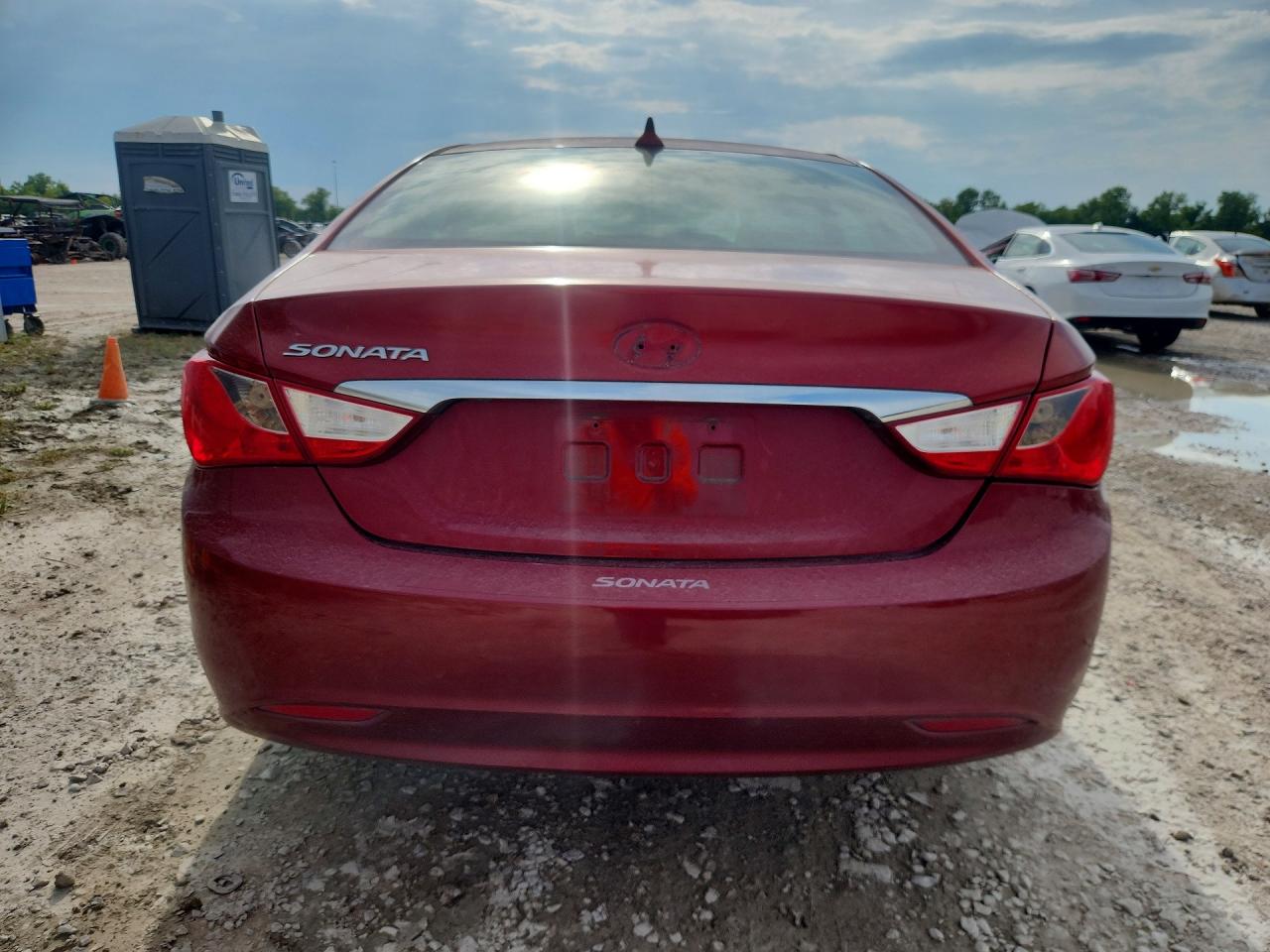 2011 Hyundai Sonata Gls Красный vin: 5NPEB4AC1BH244584