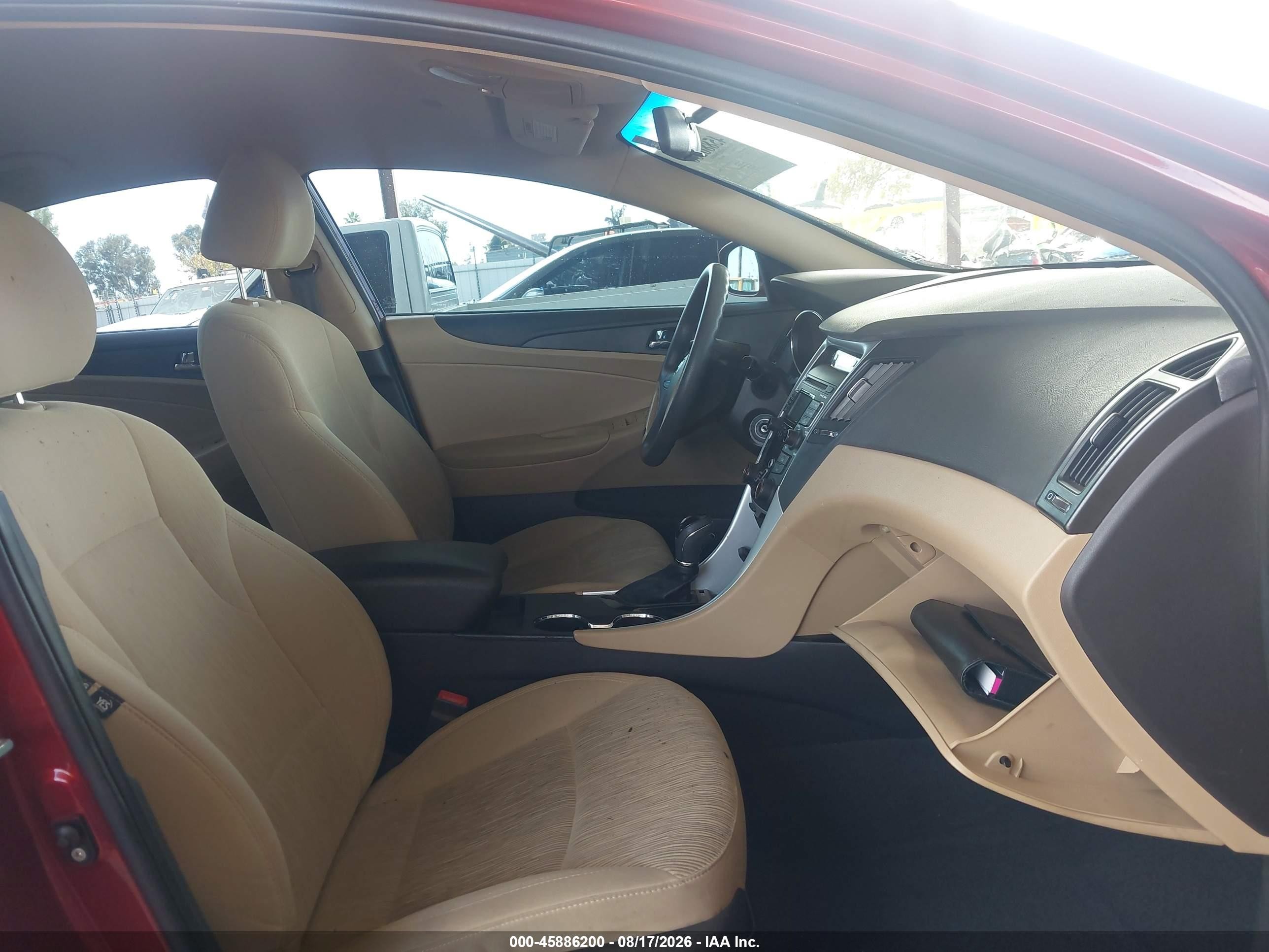 2011 Hyundai Sonata Gls Red vin: 5NPEB4AC1BH246173