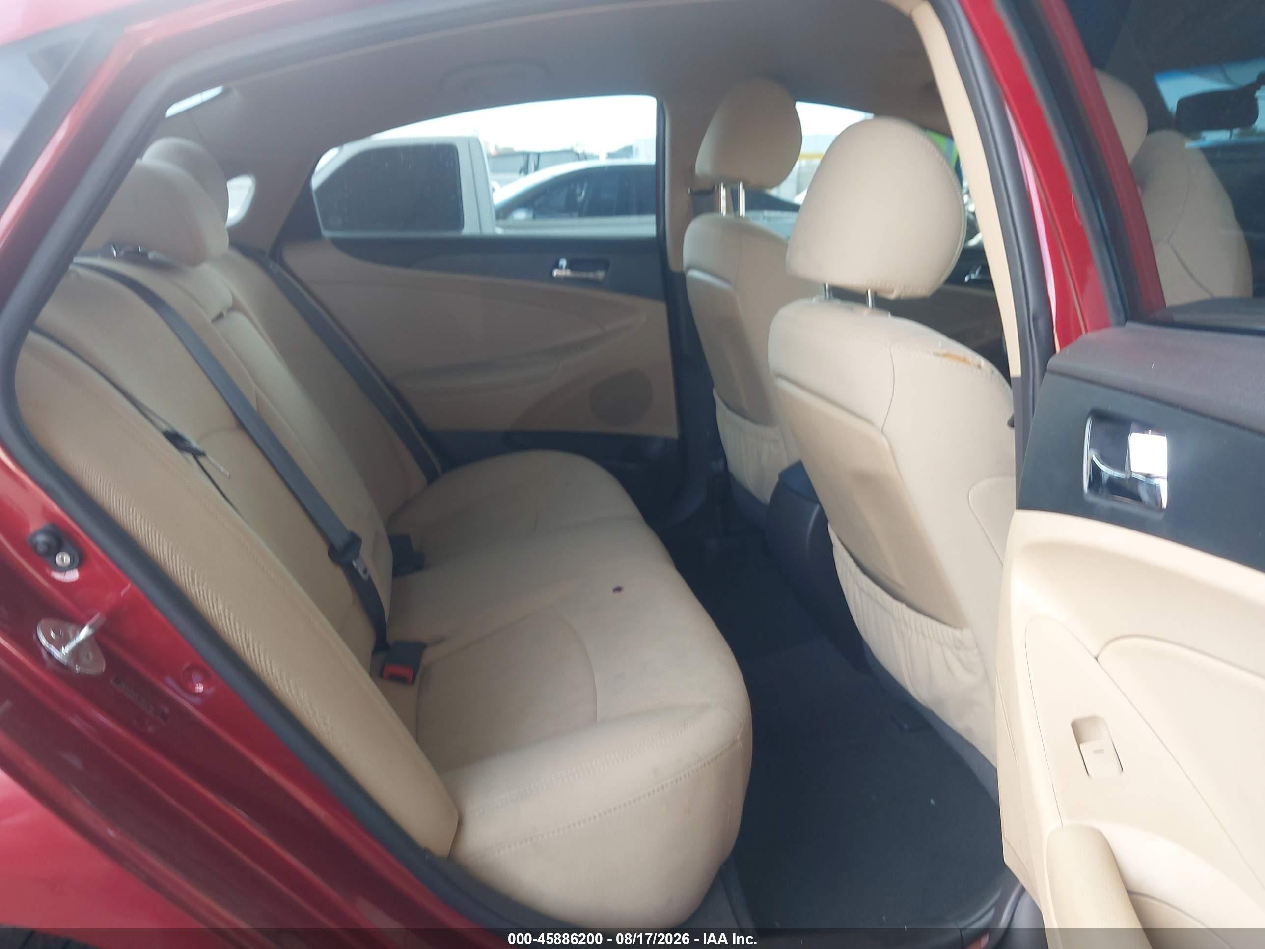 2011 Hyundai Sonata Gls Red vin: 5NPEB4AC1BH246173