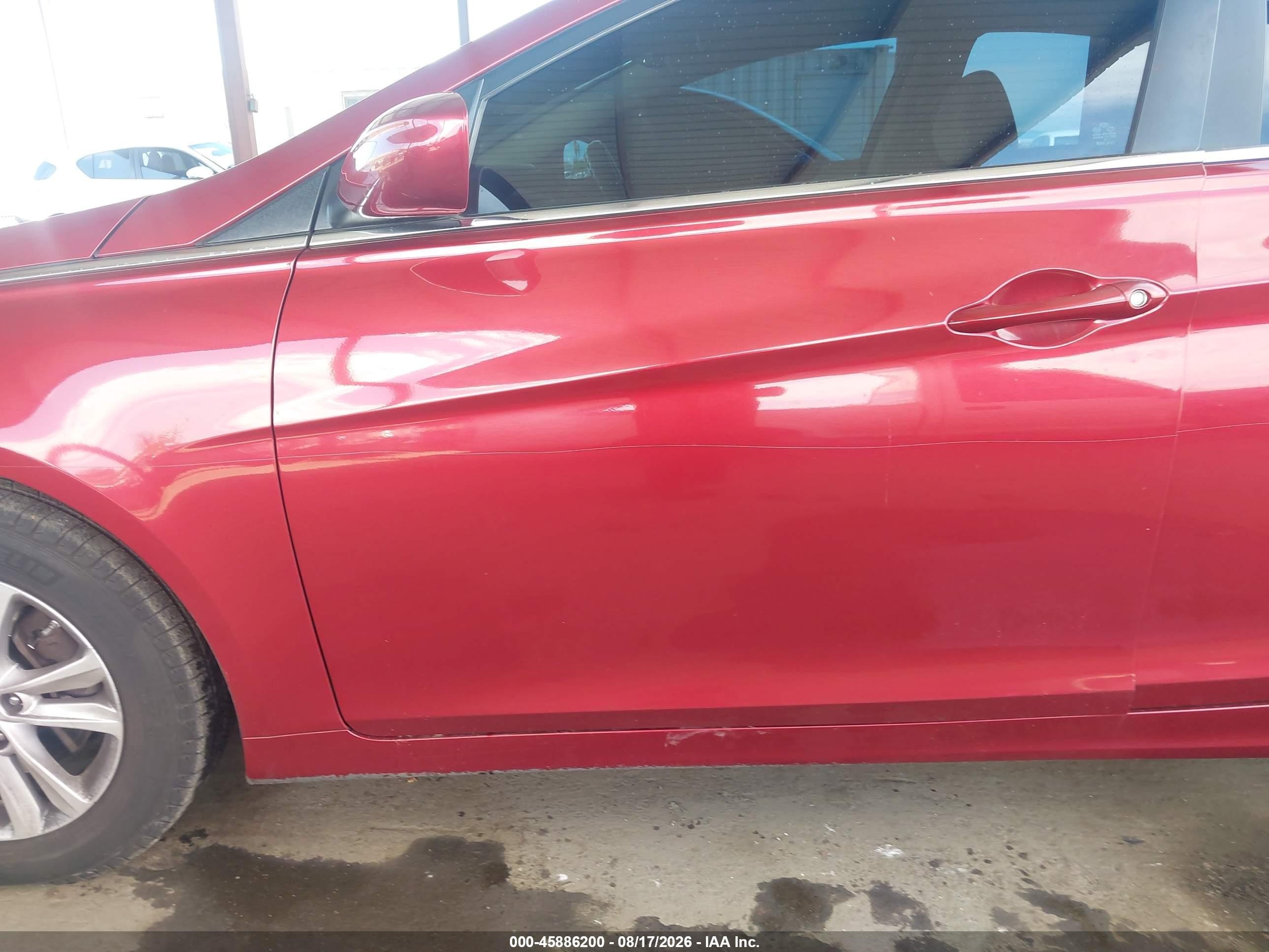 2011 Hyundai Sonata Gls Red vin: 5NPEB4AC1BH246173