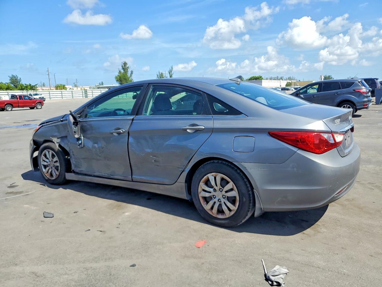 2011 Hyundai Sonata Gls Silver vin: 5NPEB4AC1BH249686