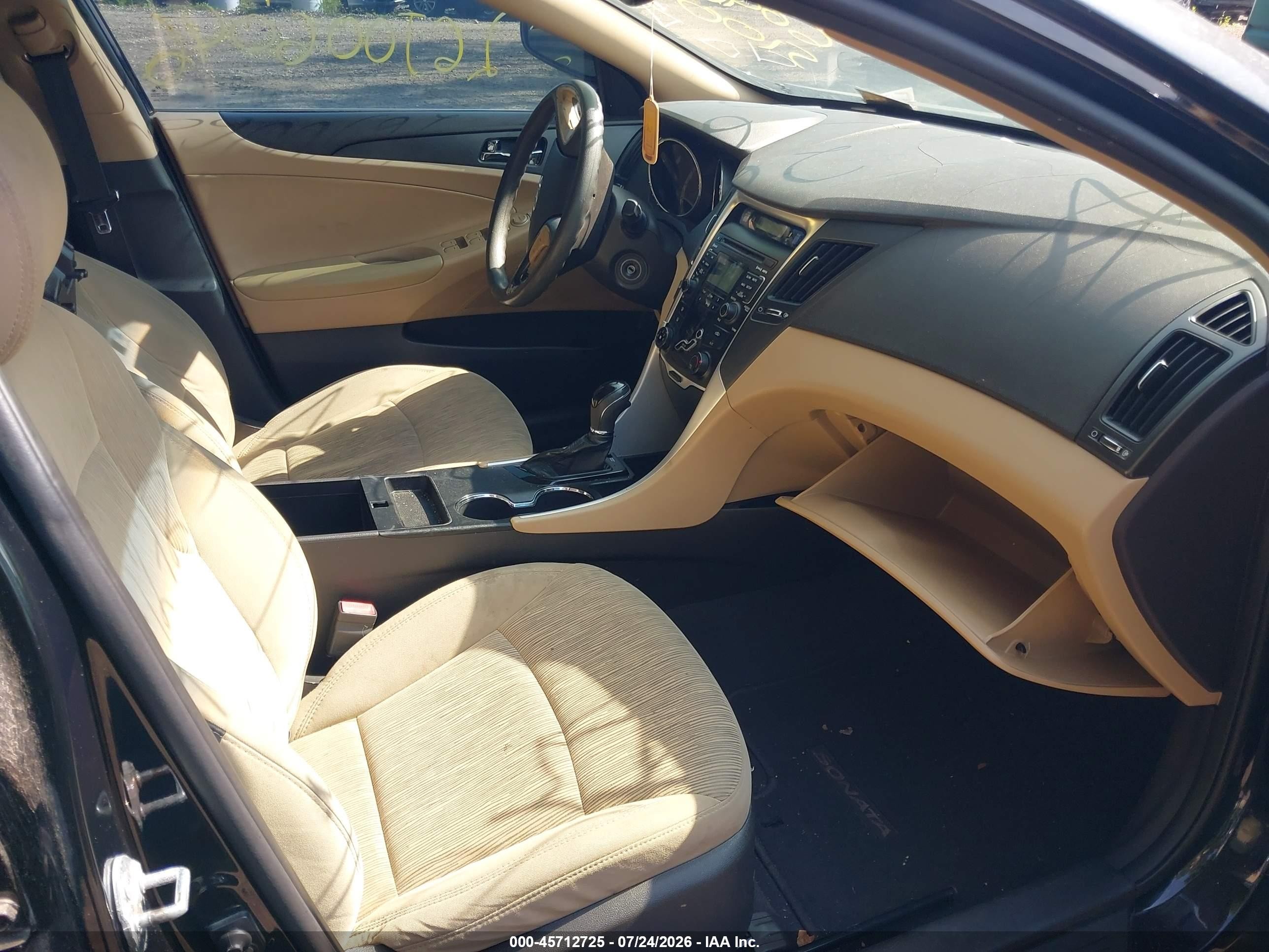 2011 Hyundai Sonata Gls Black vin: 5NPEB4AC1BH255388