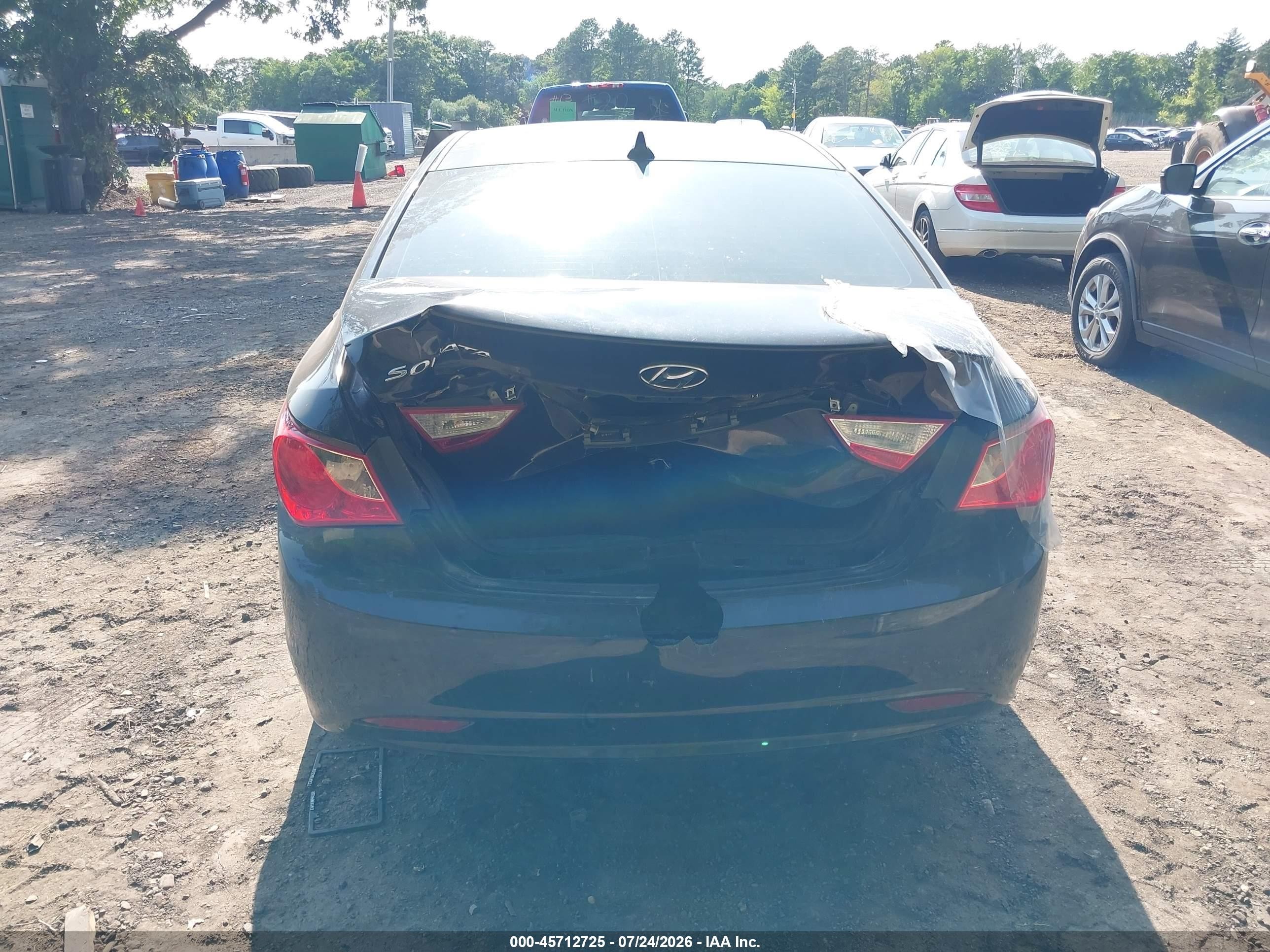 2011 Hyundai Sonata Gls Black vin: 5NPEB4AC1BH255388