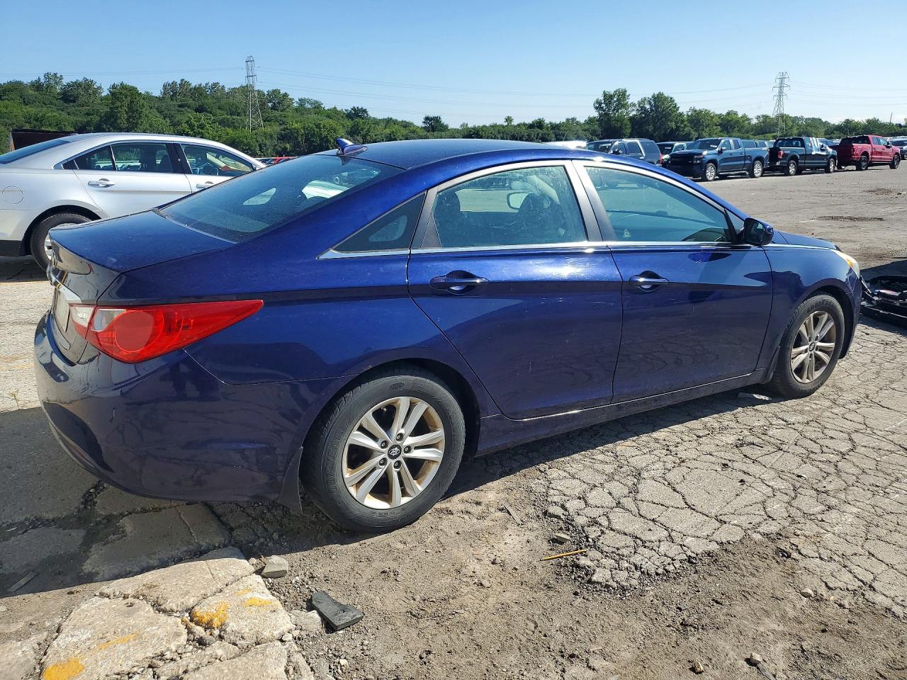 2011 Hyundai Sonata Gls Blue vin: 5NPEB4AC1BH256010