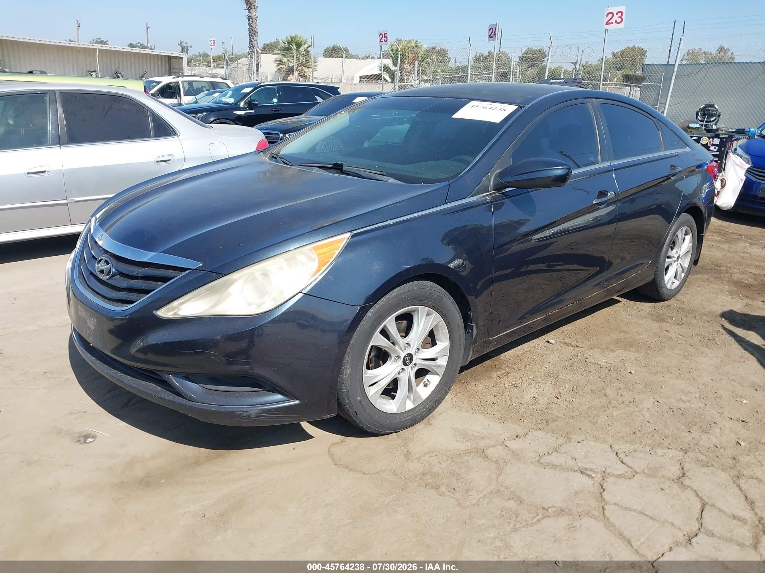 2011 Hyundai Sonata Gls Dark Blue vin: 5NPEB4AC1BH268724