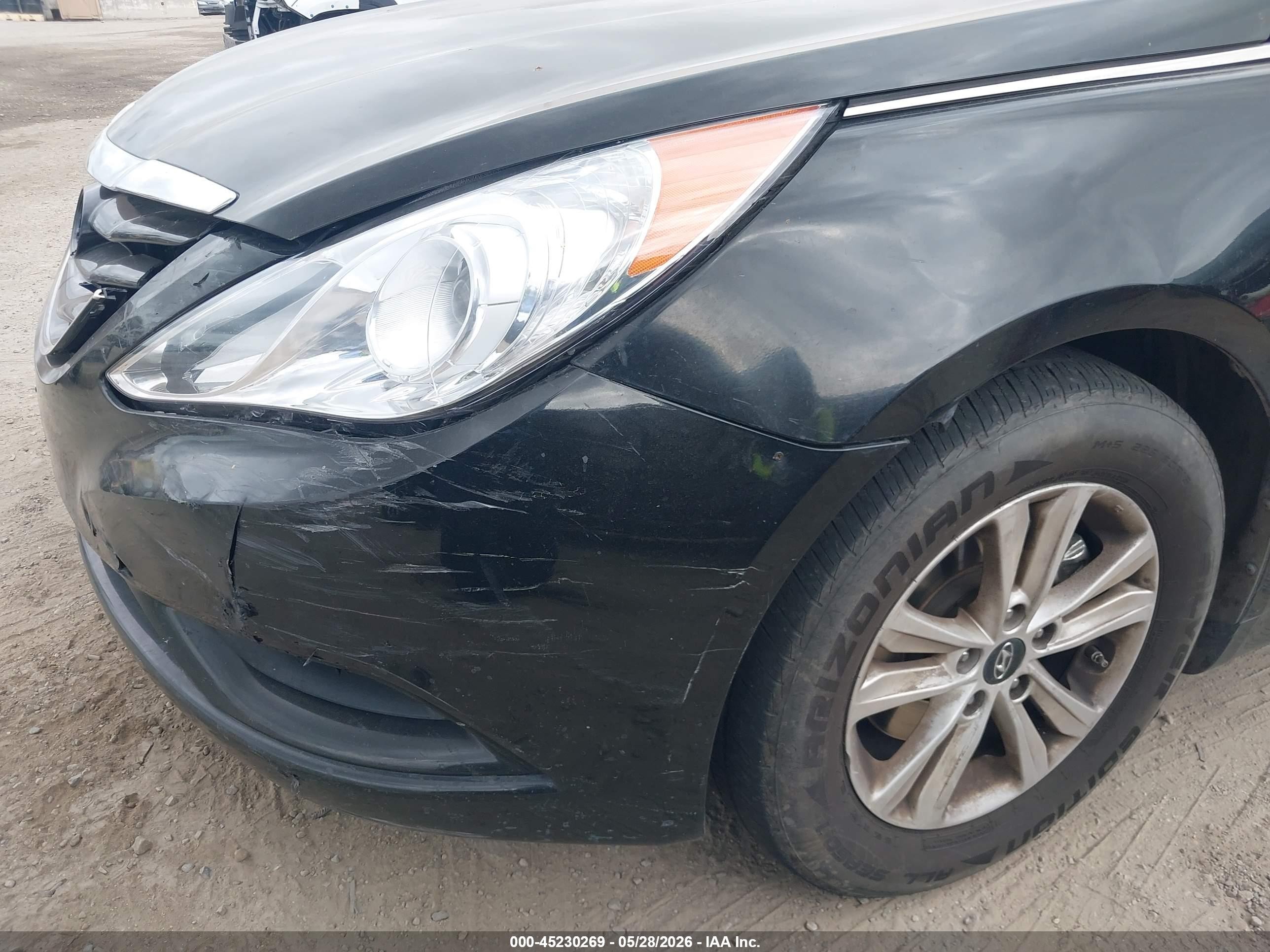 2011 Hyundai Sonata Gls Черный vin: 5NPEB4AC1BH273731