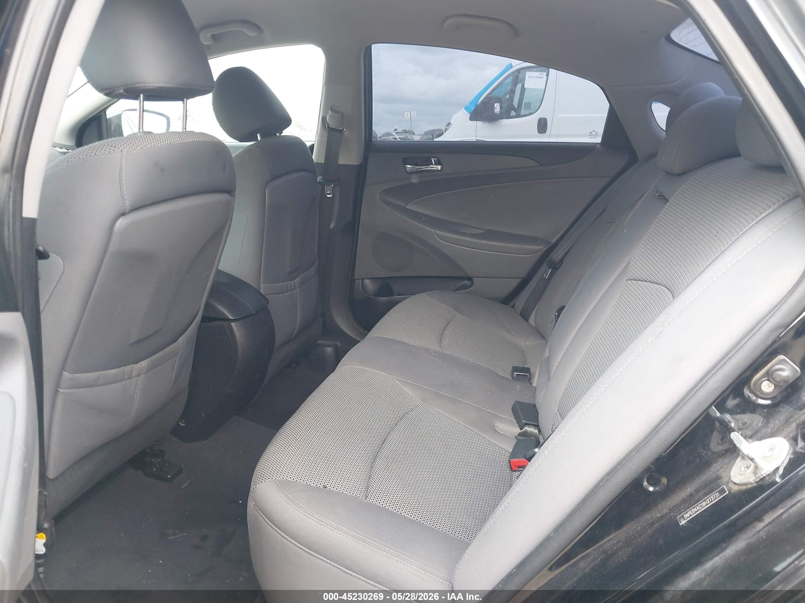 2011 Hyundai Sonata Gls Черный vin: 5NPEB4AC1BH273731