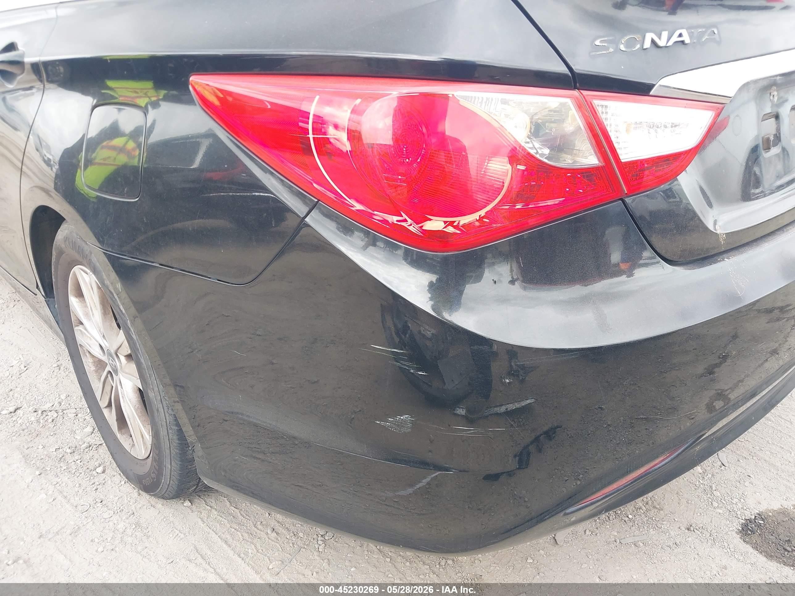 2011 Hyundai Sonata Gls Черный vin: 5NPEB4AC1BH273731