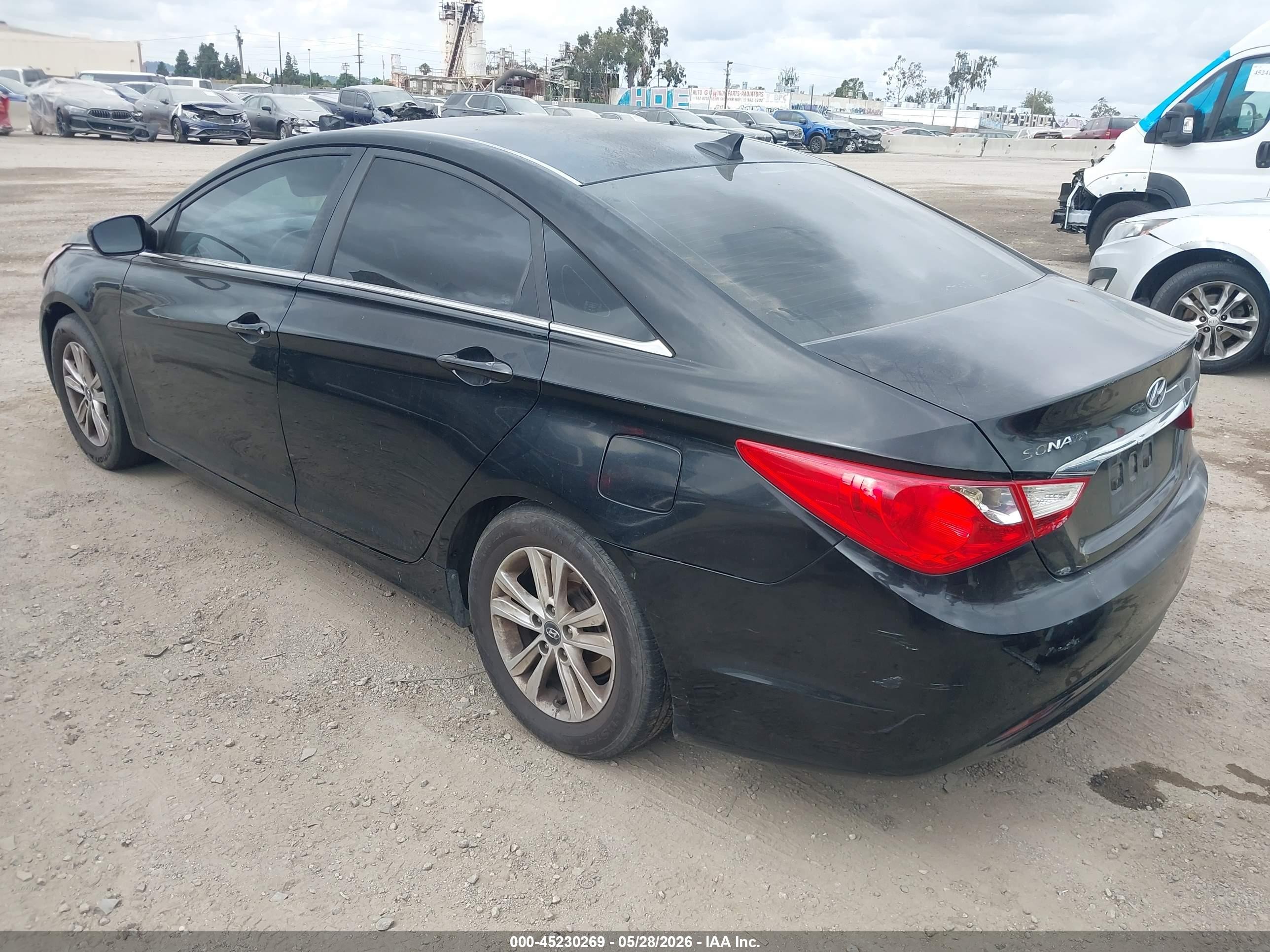 2011 Hyundai Sonata Gls Черный vin: 5NPEB4AC1BH273731